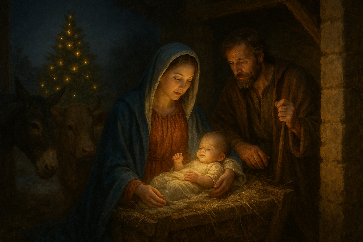 hoe is kerst ontstaan - Illustration