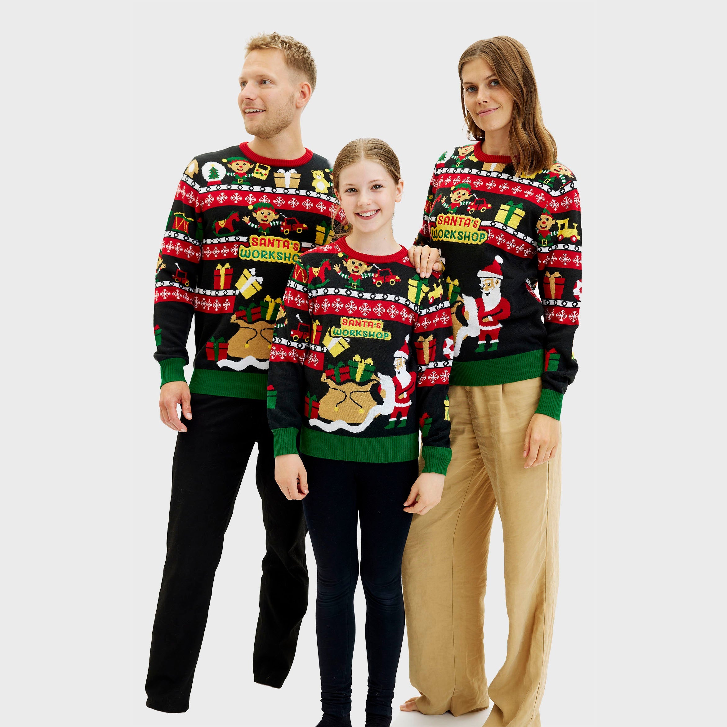 Santa's Workshop Kersttrui - Kinderen