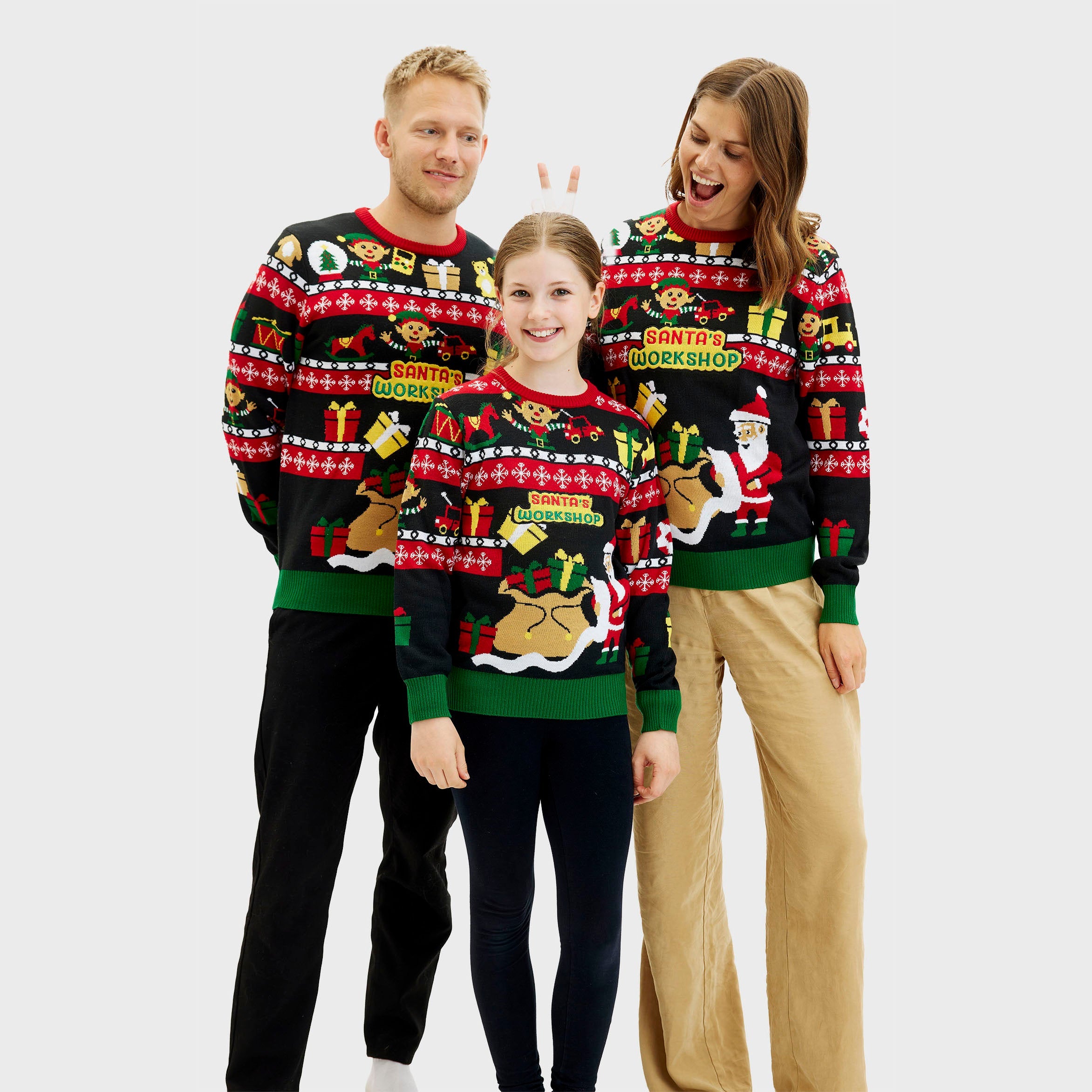 Santa’s Workshop Kersttrui - Dames