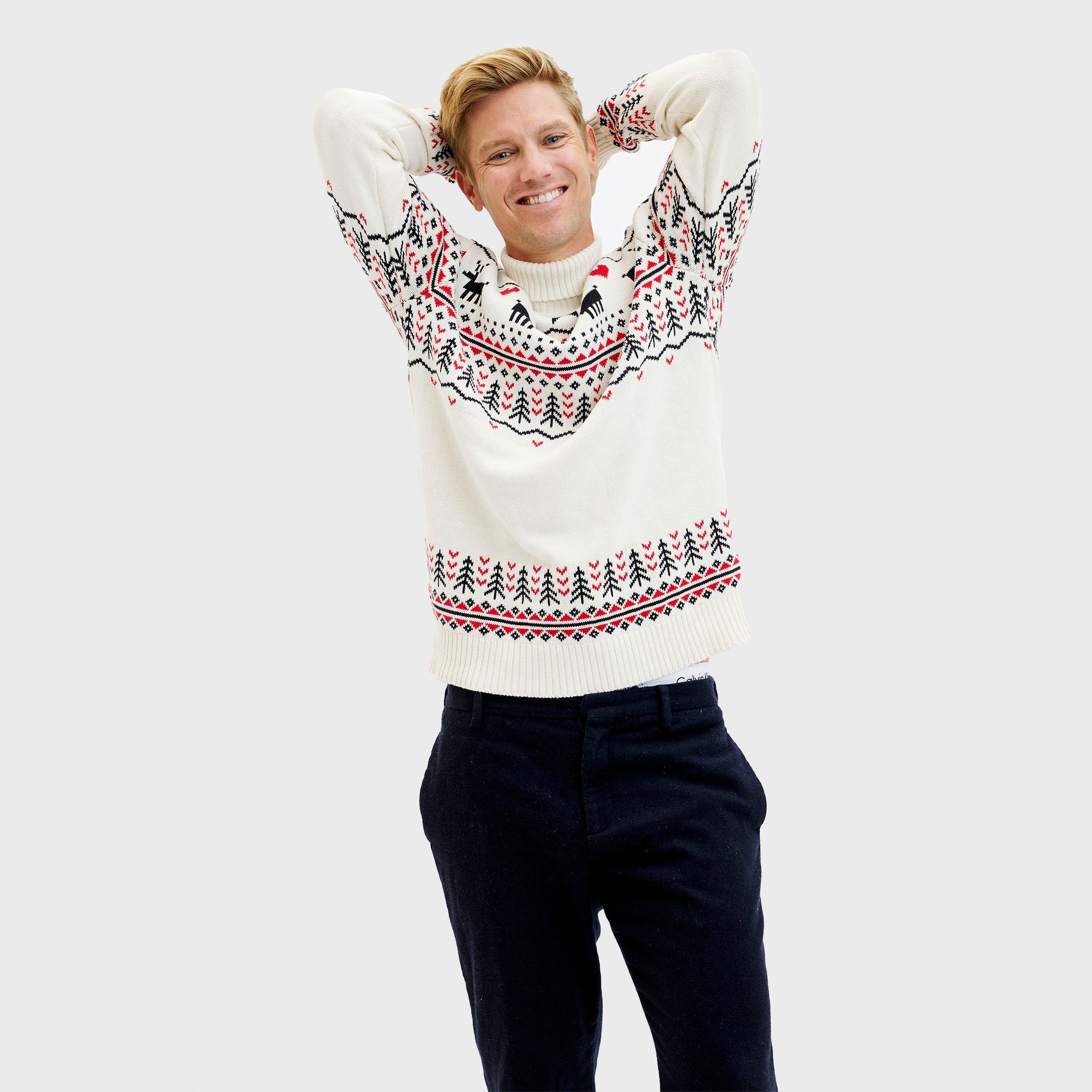 The Greenlandish Christmas Sweater - Heren.