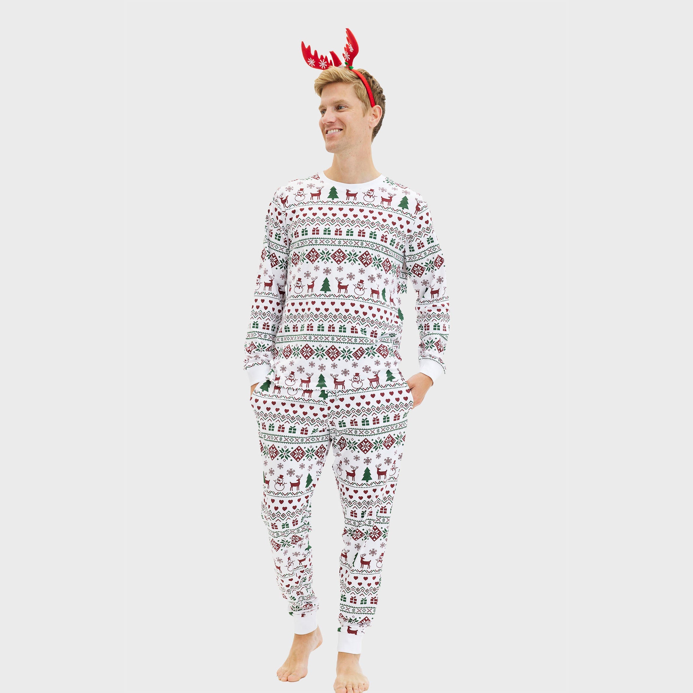 De vredige Kerstpyjama - Heren.