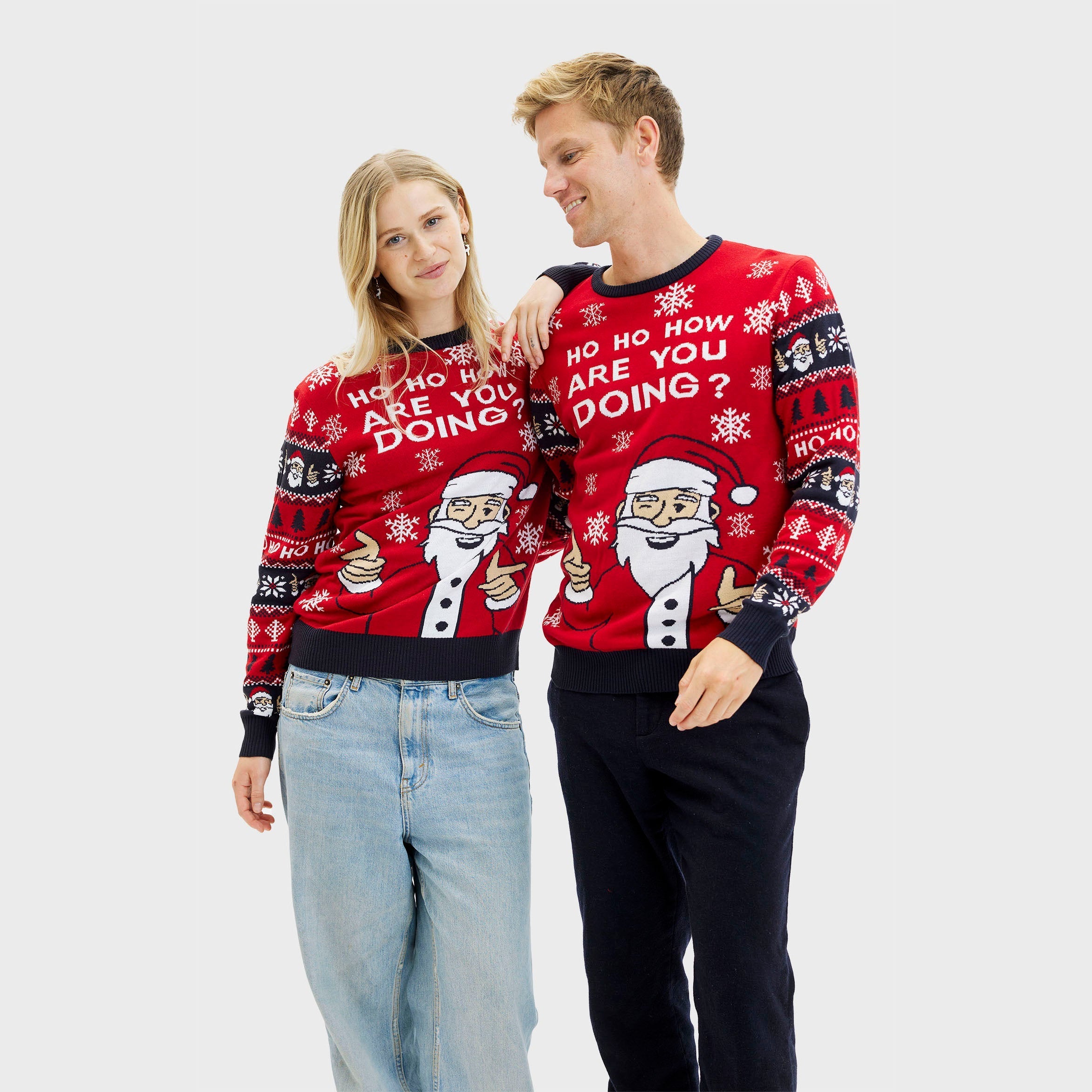 Ho ho how you doin' Kersttrui - Heren