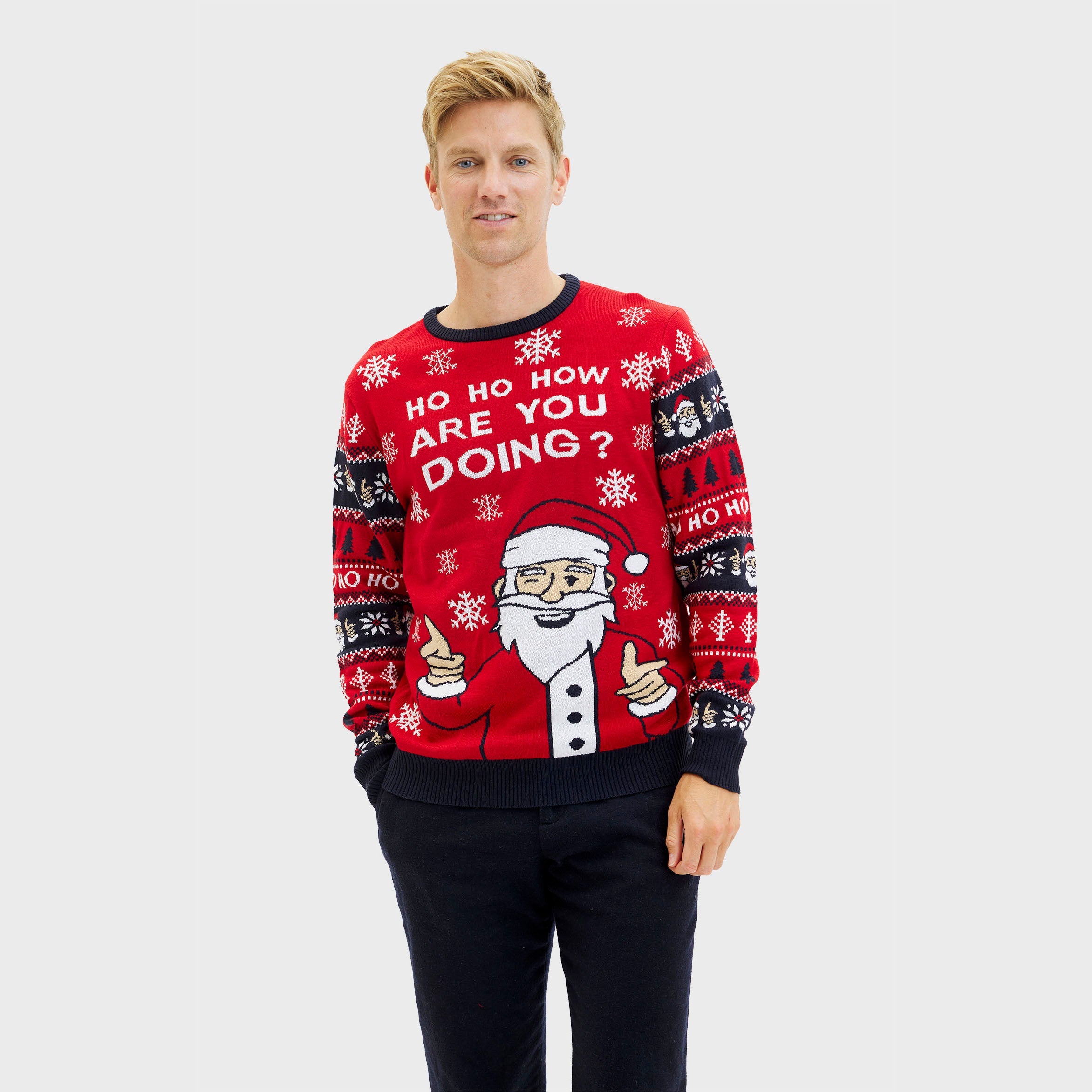 Ho ho how you doin' Kersttrui - Heren
