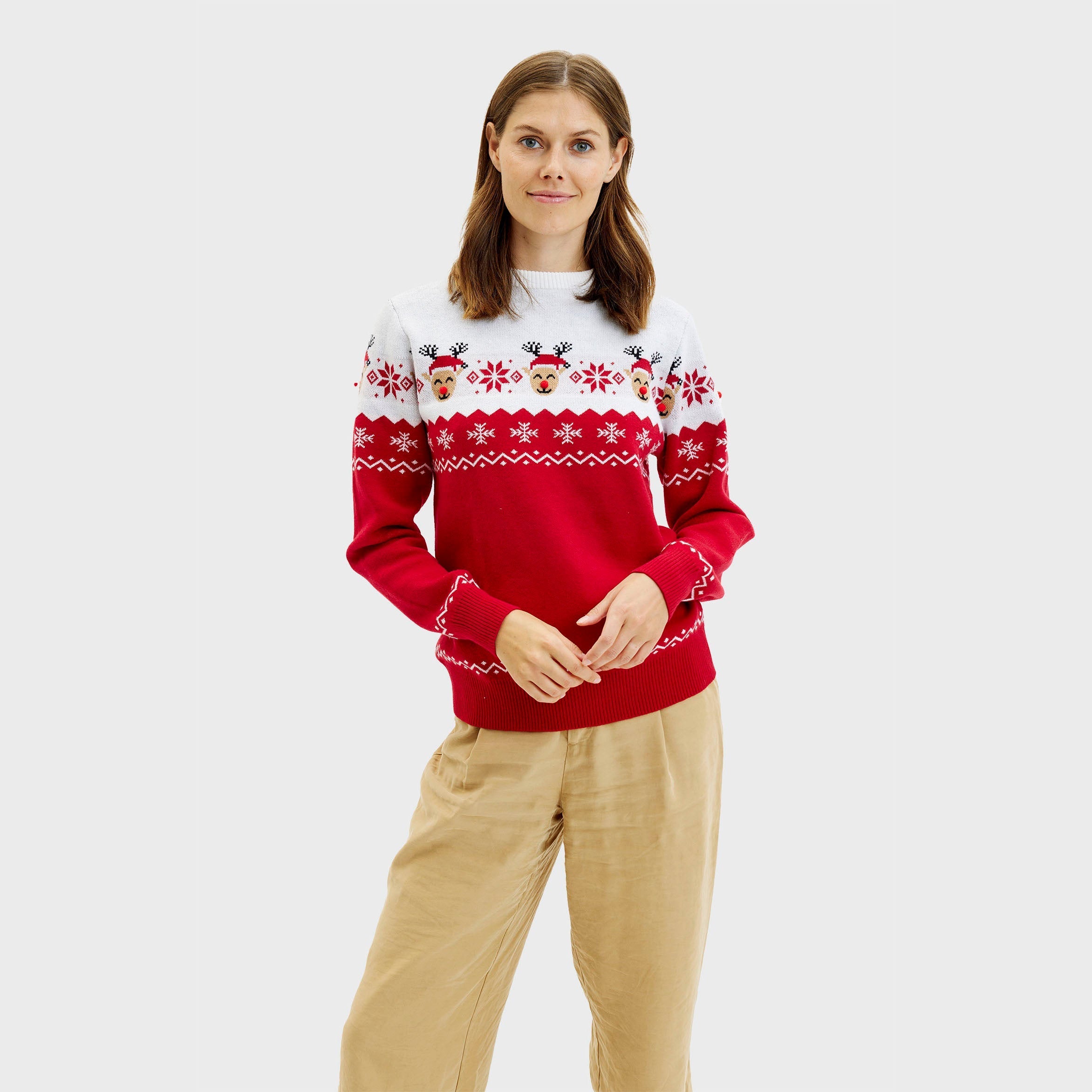 De schattige Kersttrui - Damen