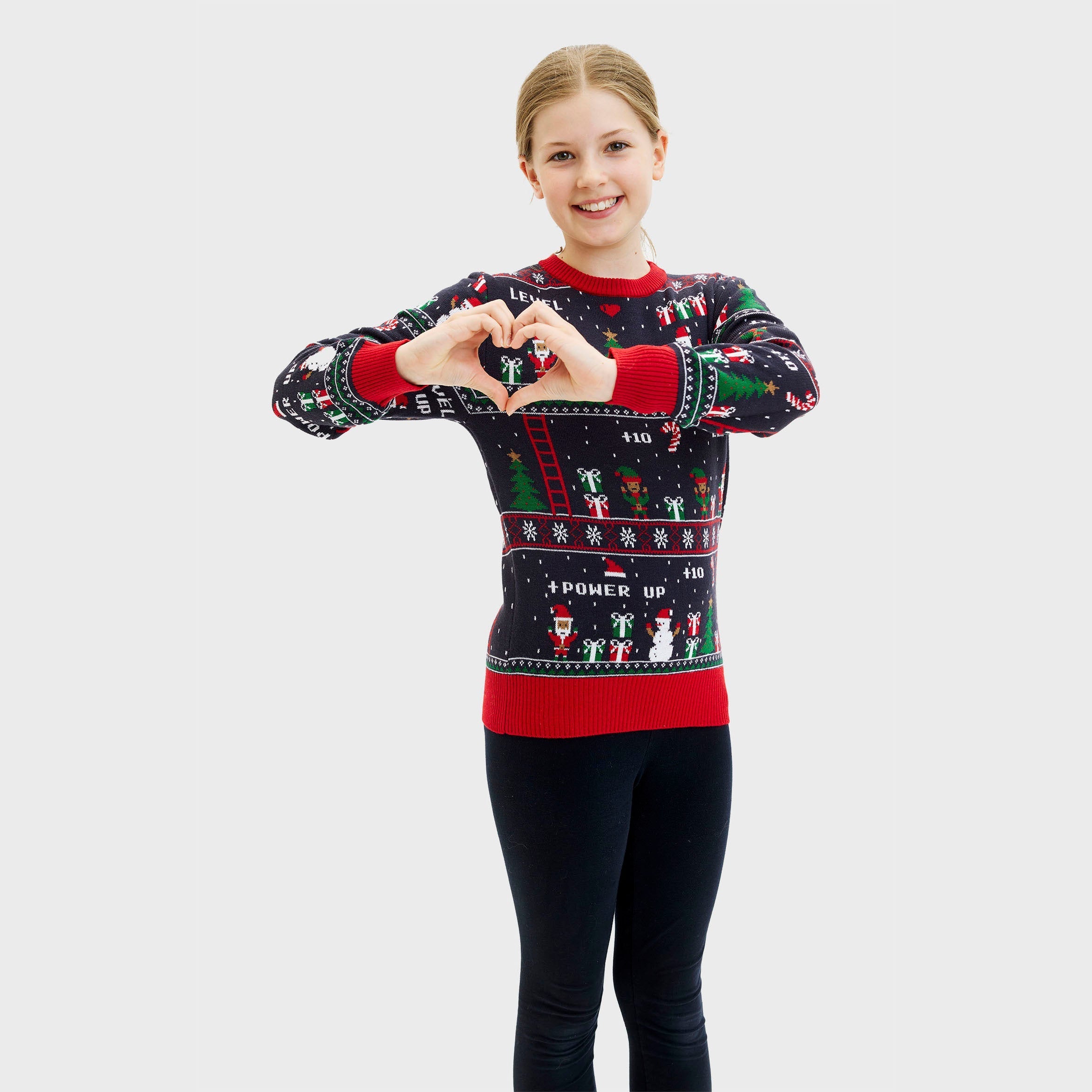 Vintage gamer Kersttrui - Kinderen