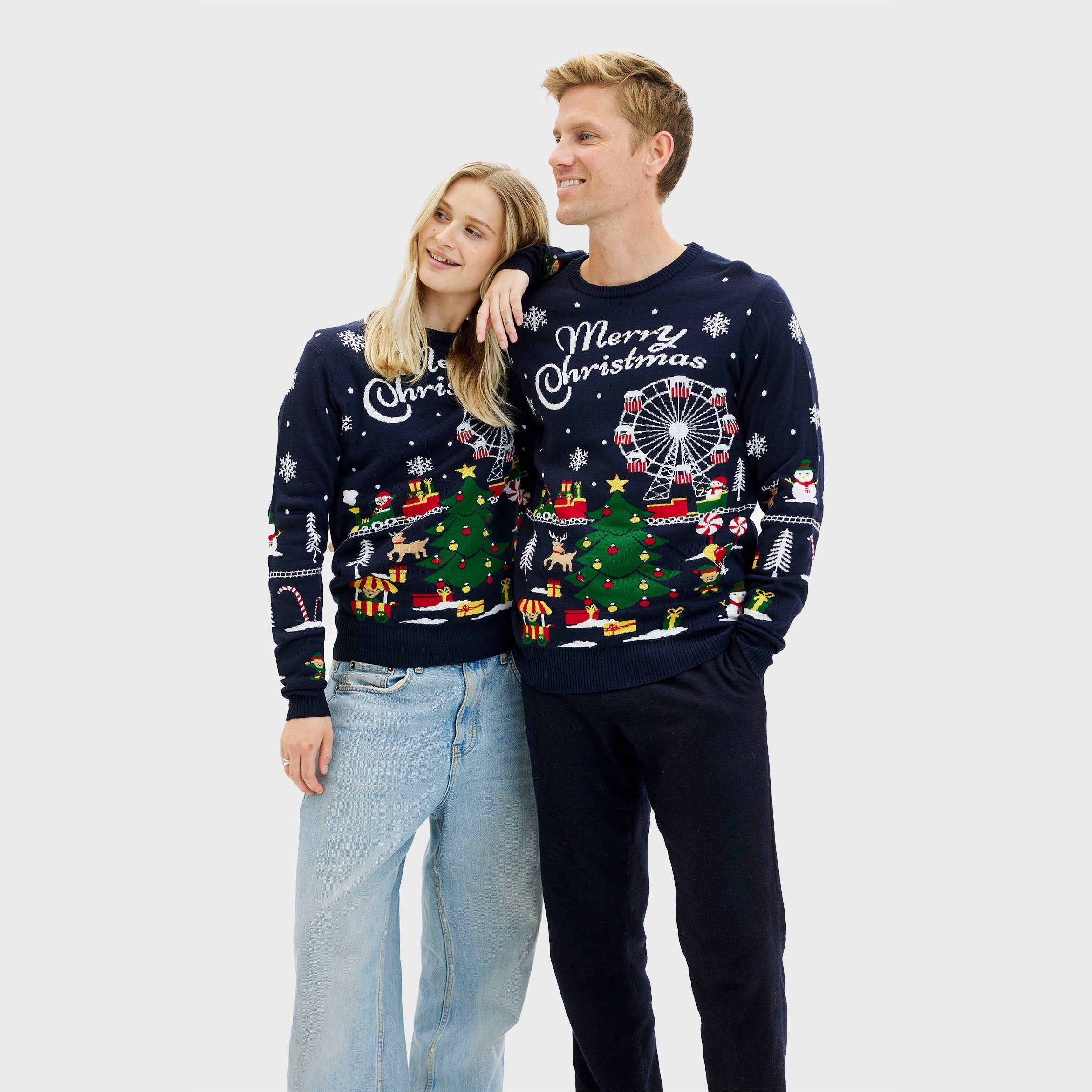 Kerstmarkt Kersttrui - Dames