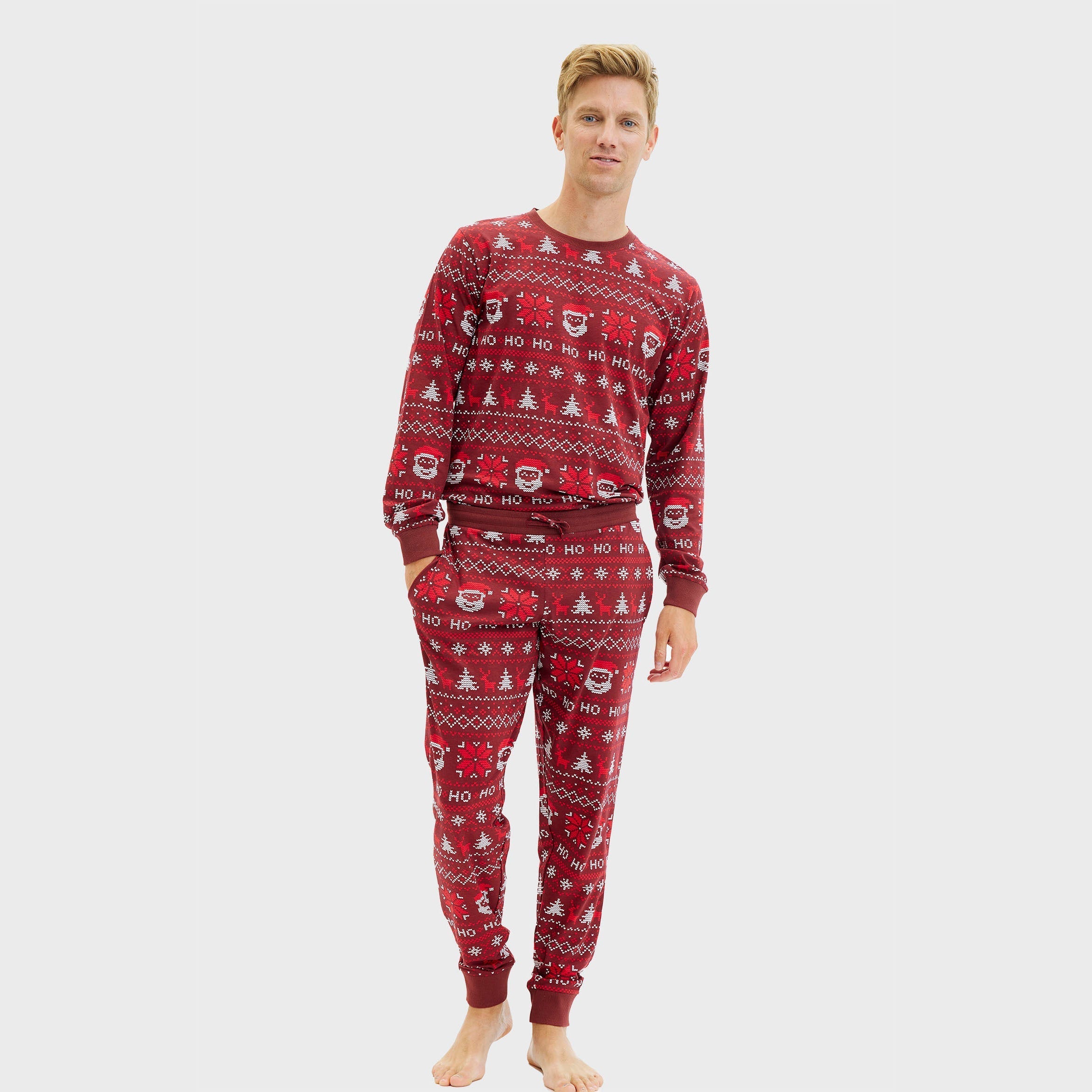 Ho ho ho kerstpyjama - Heren.