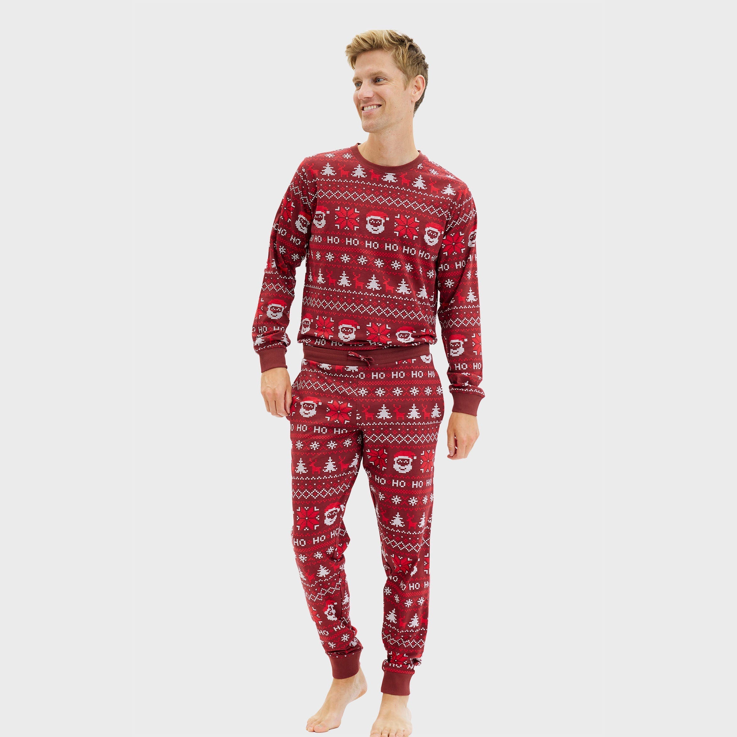 Ho ho ho kerstpyjama - Heren.