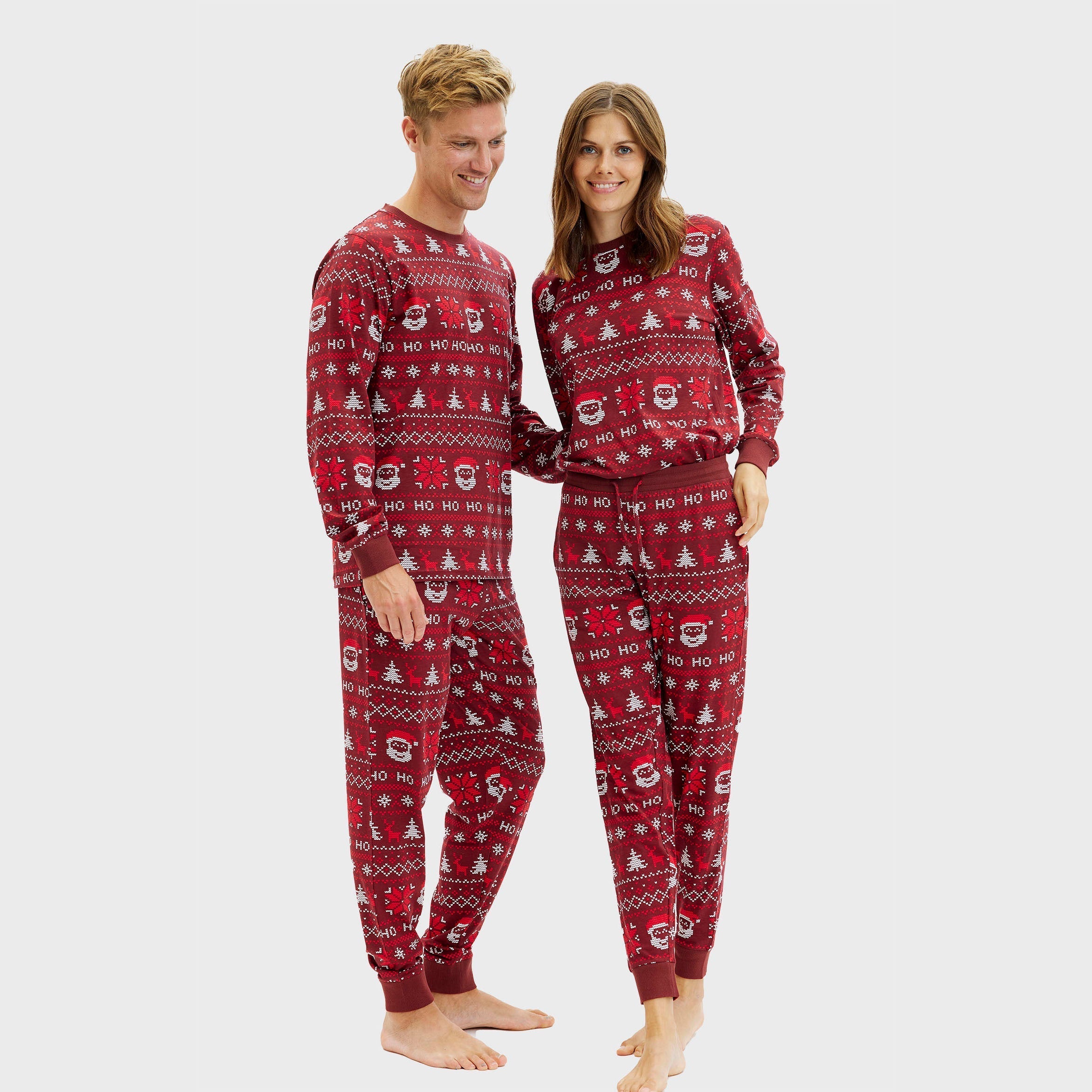 Ho ho ho kerstpyjama - Heren.