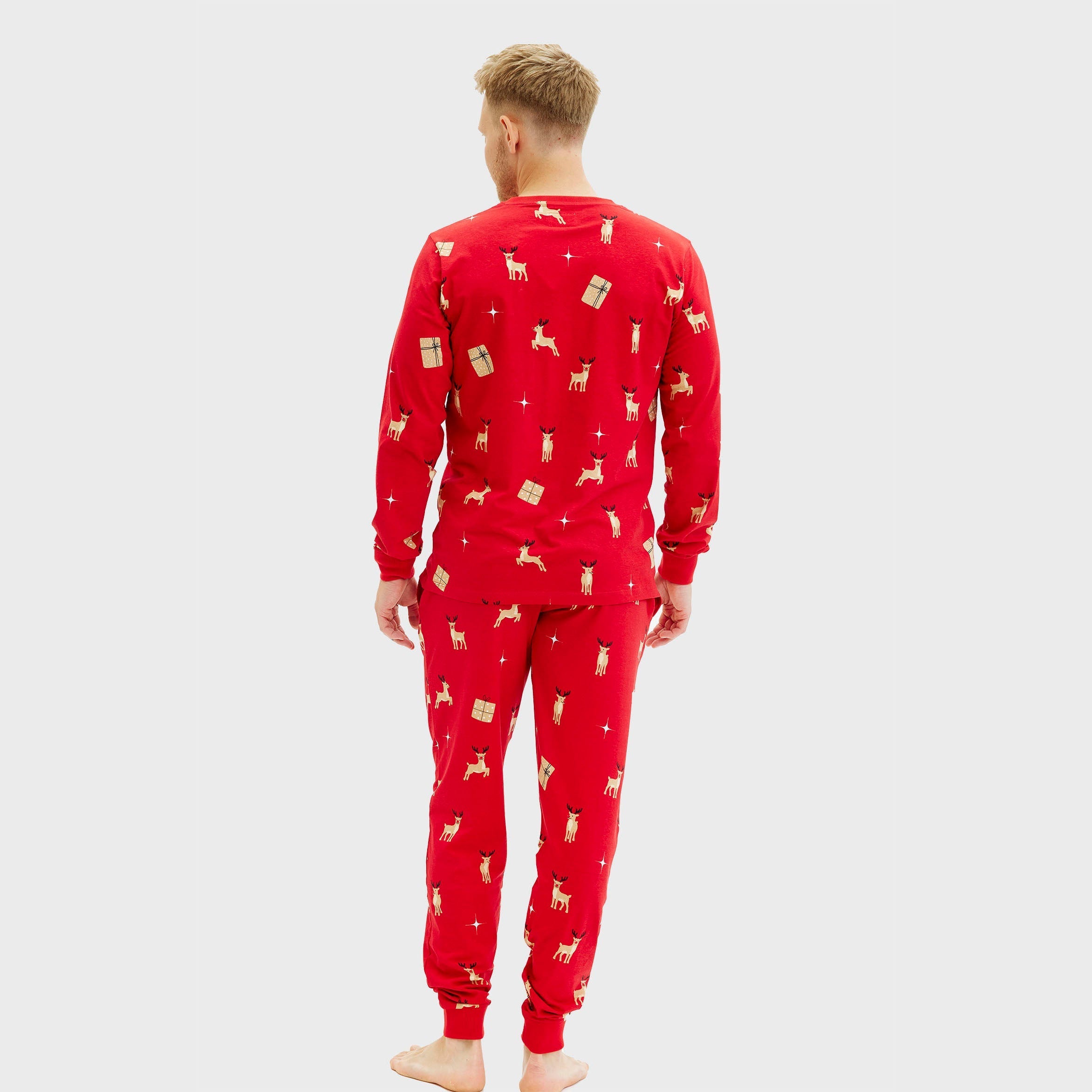 Elegante rode kerstpyjama - Heren.