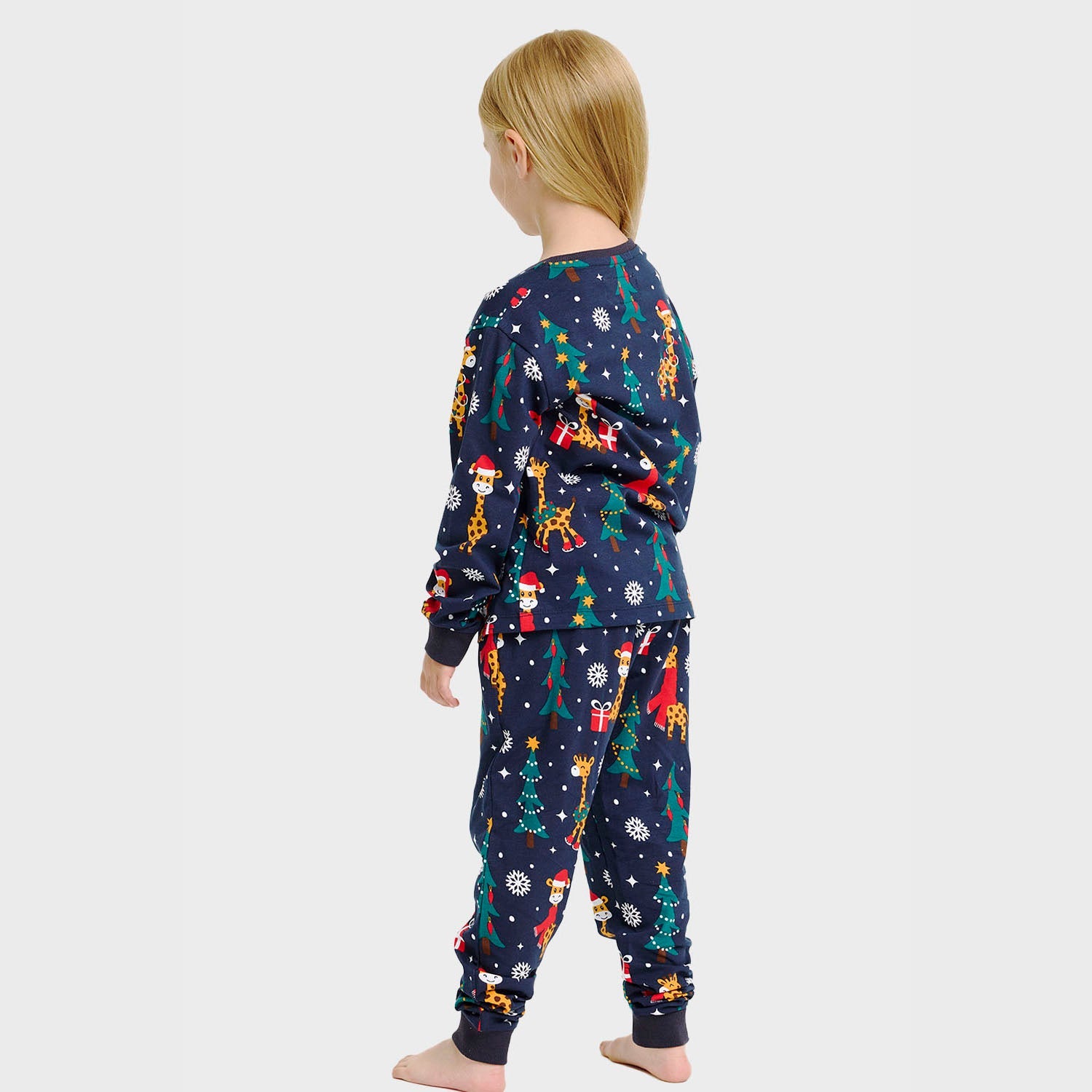 De giraffen kerstpyjama – Kinderen