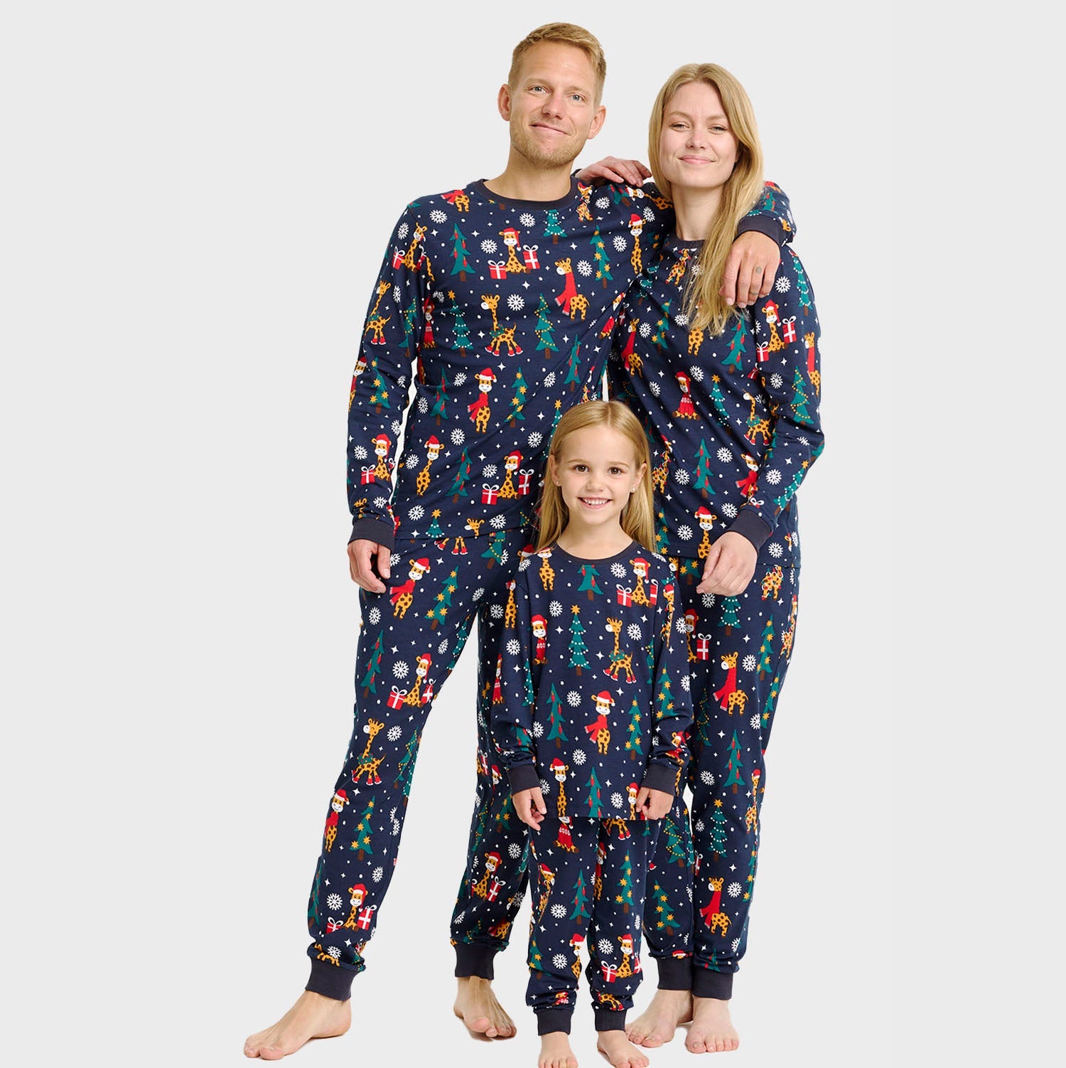 De giraffen kerstpyjama – Dames