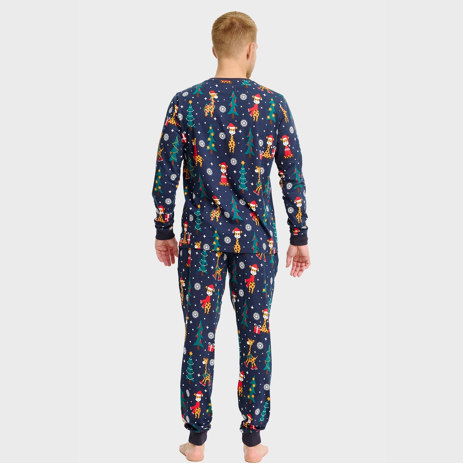 De giraffen kerstpyjama – Heren