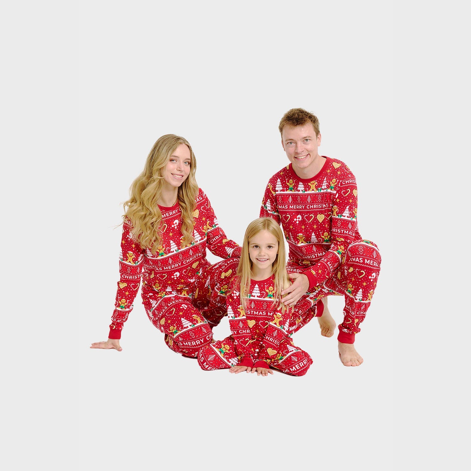 Christmas Cookie kerstpyjama rood – Kinderen