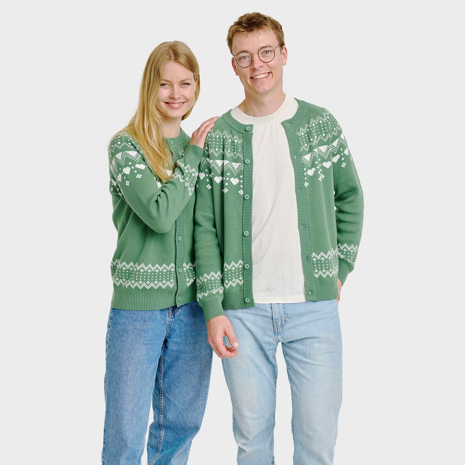 De Eenvoudige Cardigan  - Heren