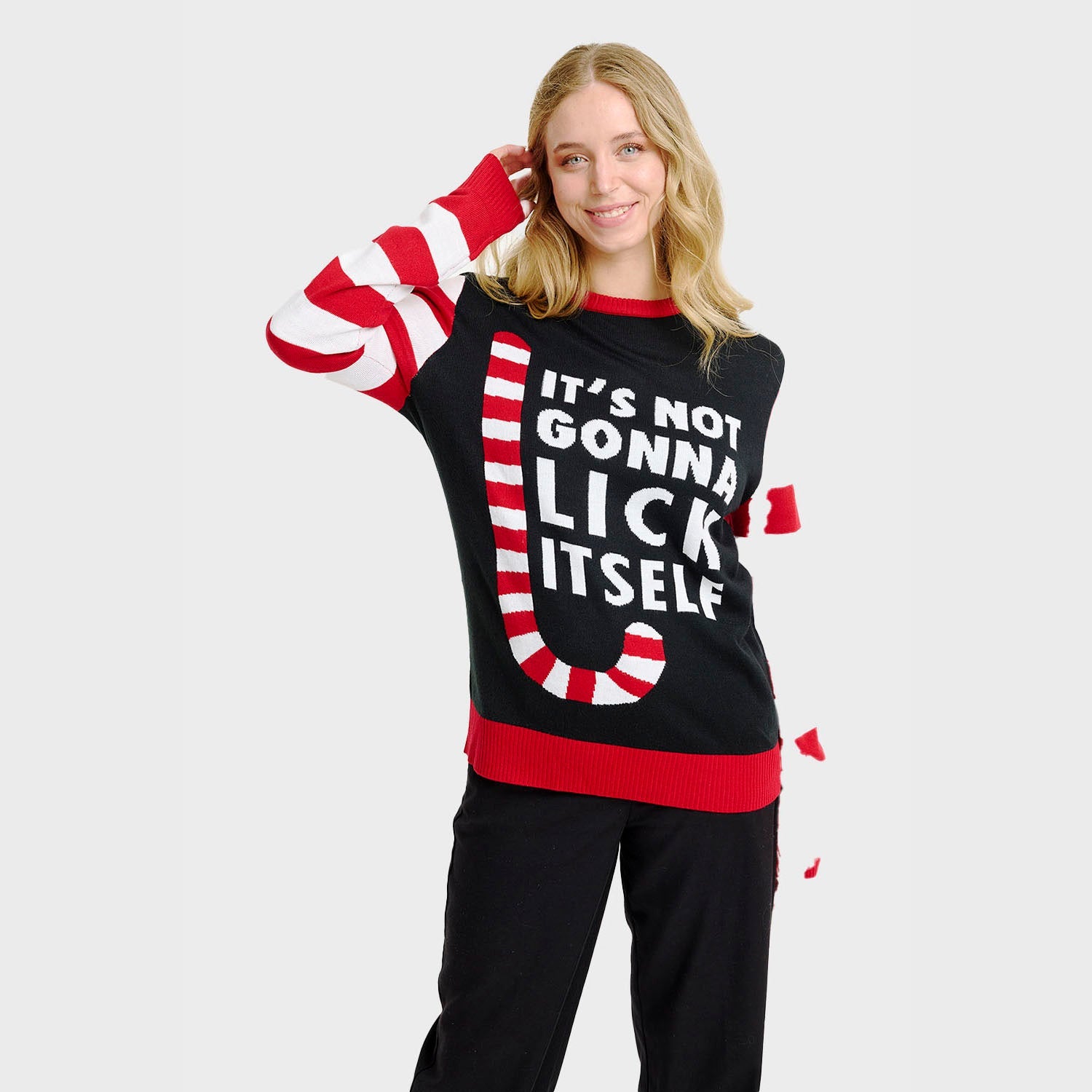 Candy Cane kersttrui – Dames