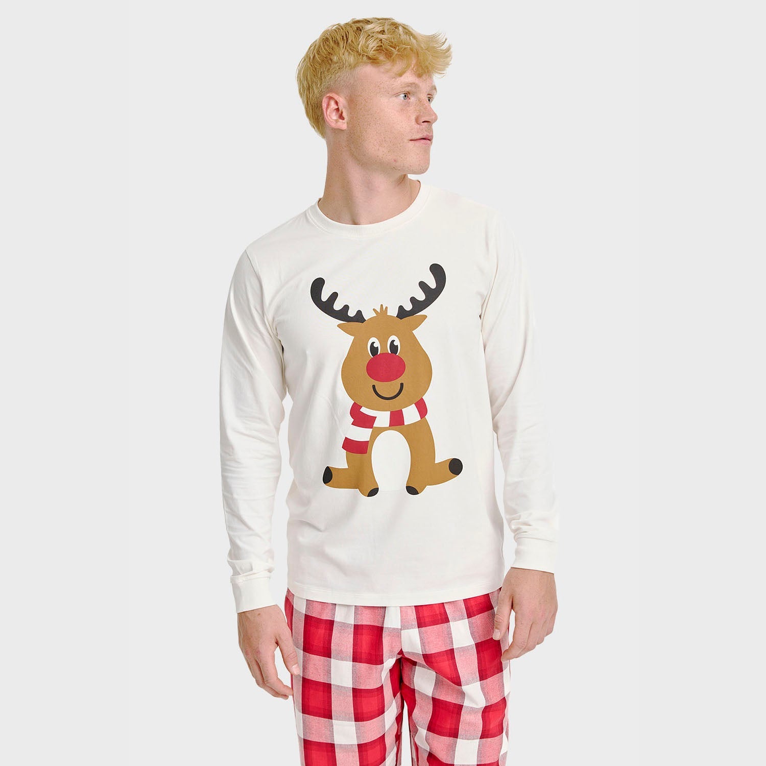 The Reindeer pyjama-top – Heren