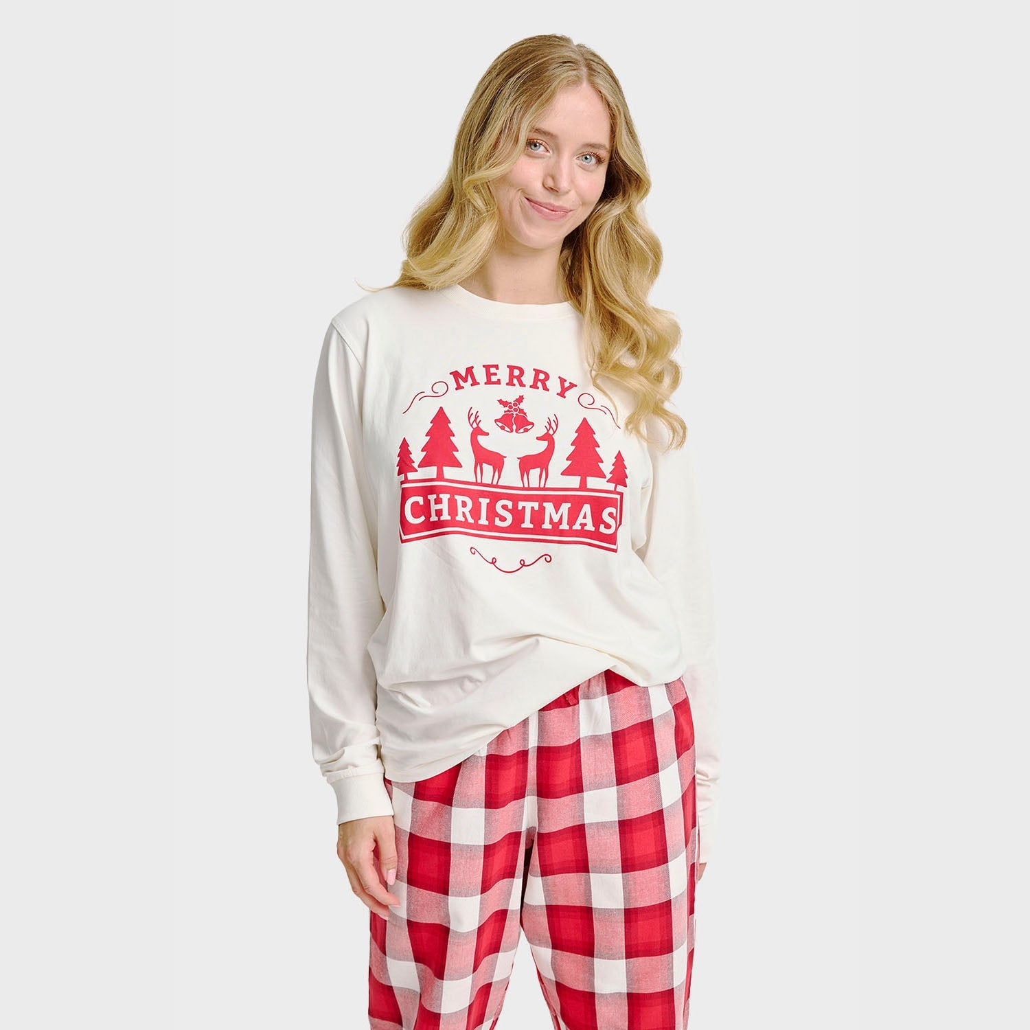 The Merry Christmas pyjama-top – Dames
