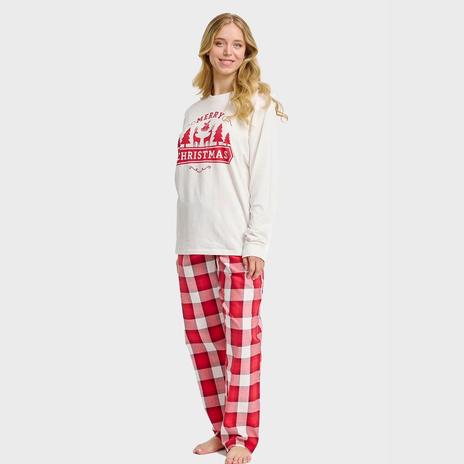 The Merry Christmas pyjama-top – Dames