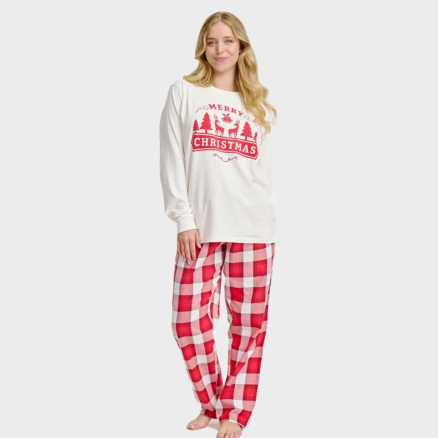 The Merry Christmas pyjama-top – Dames
