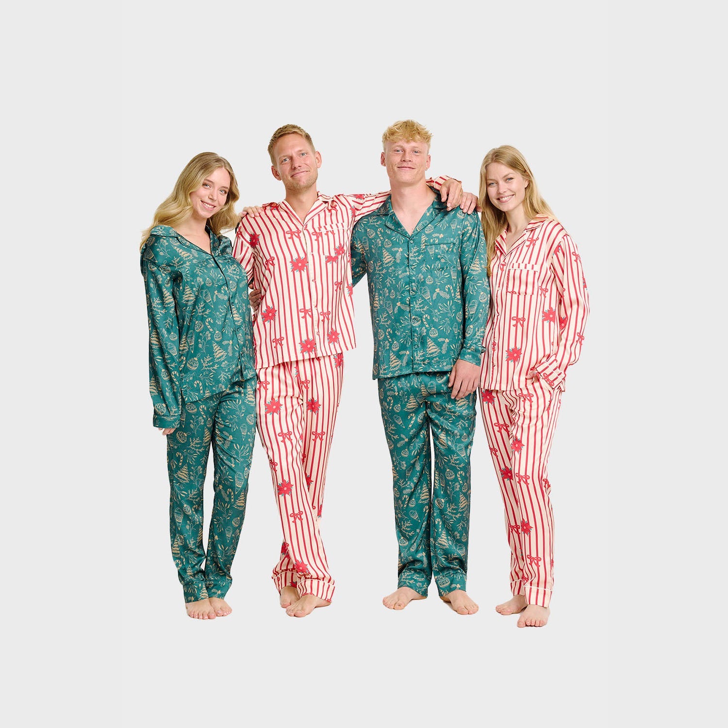 Satijnen pyjama – Heren