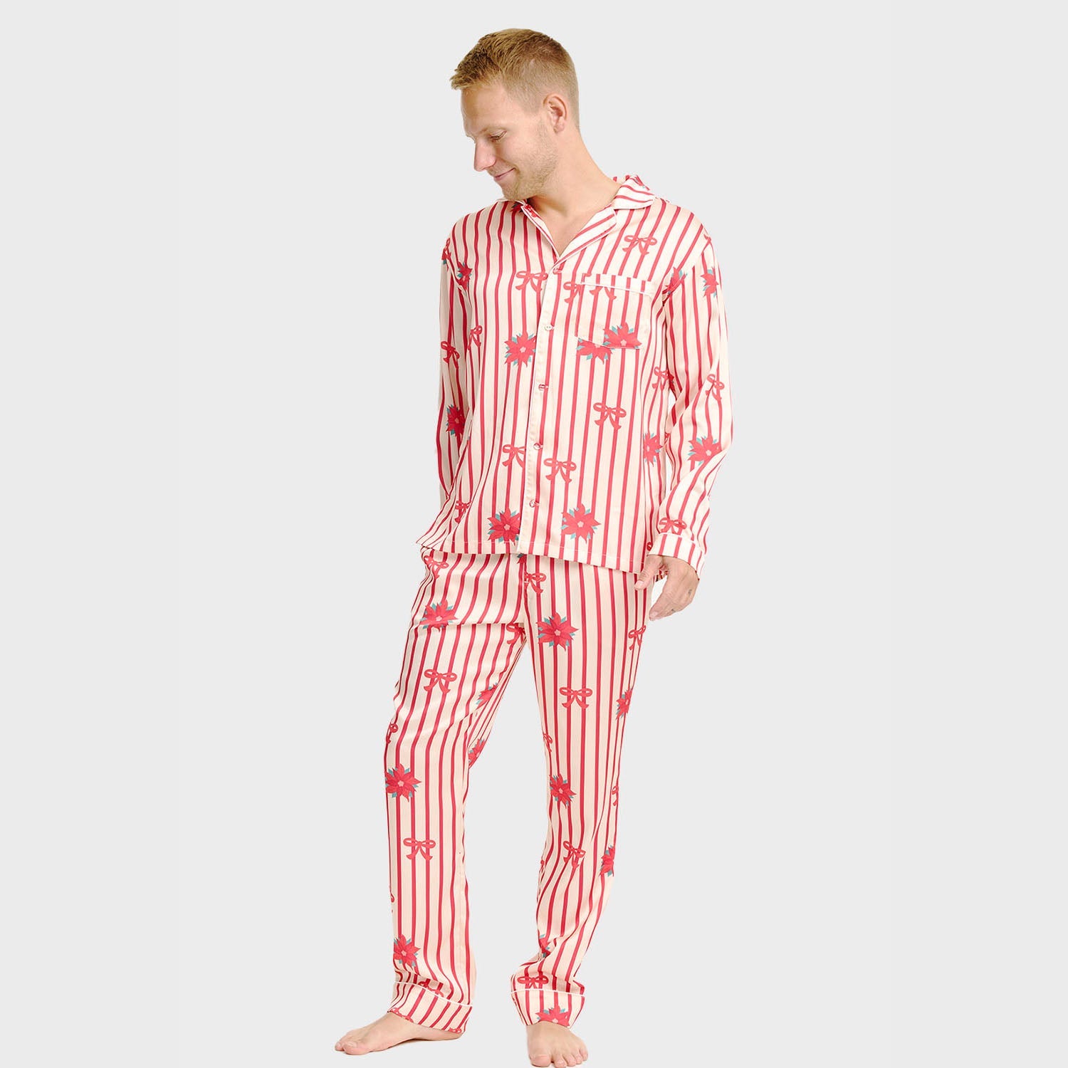 Satijnen pyjama – Heren