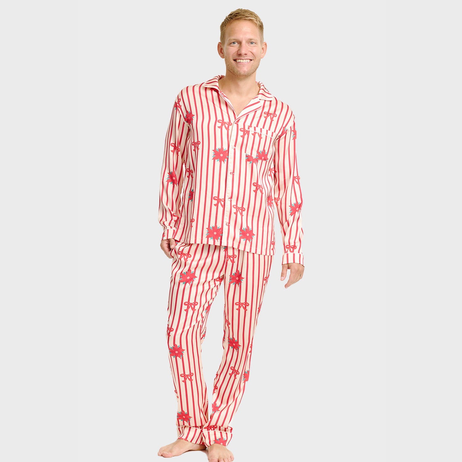 Satijnen pyjama – Heren