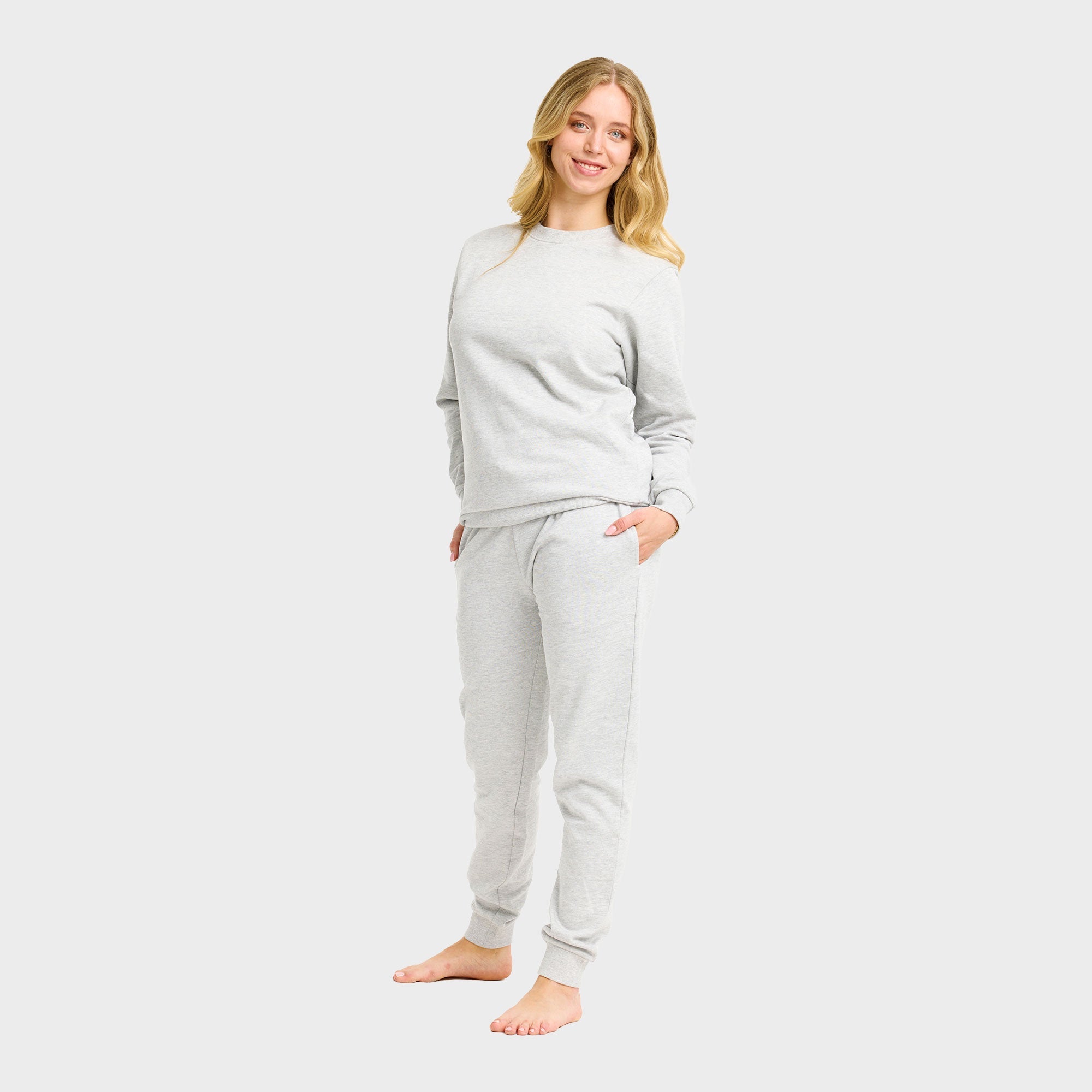 Sweatset grijs - Dames.