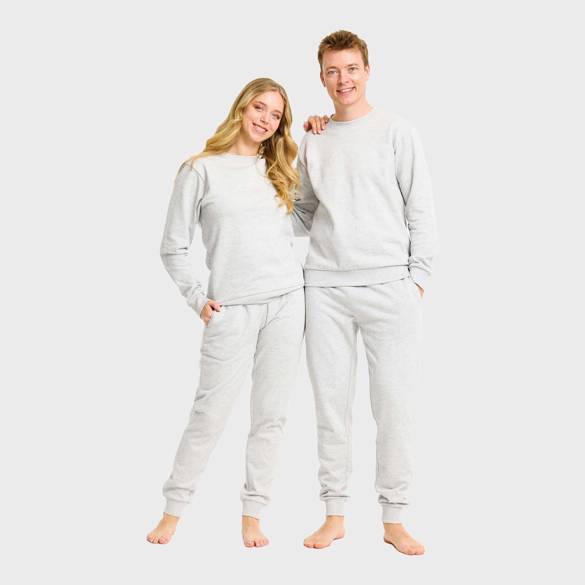 Sweatset grijs - Heren.