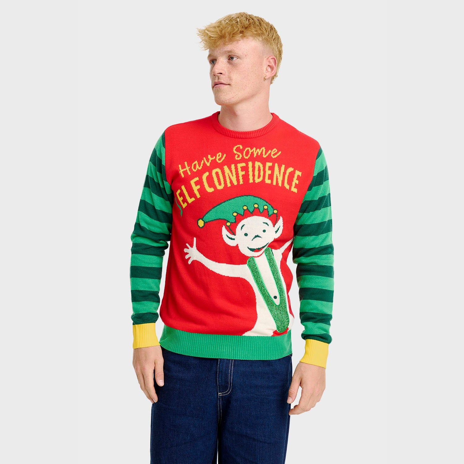 Elf Confidence kersttrui – Heren