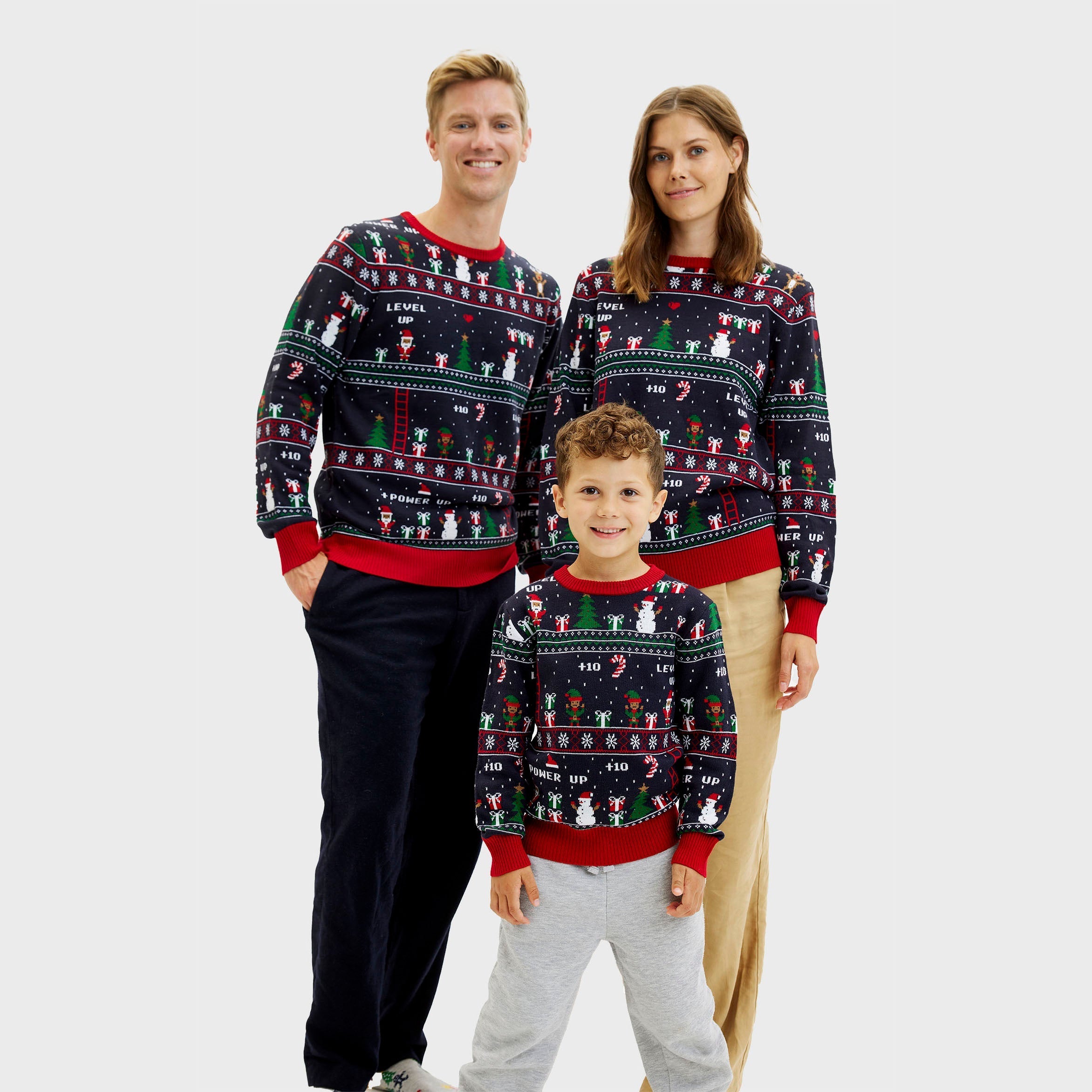 Vintage gamer Kersttrui - Heren