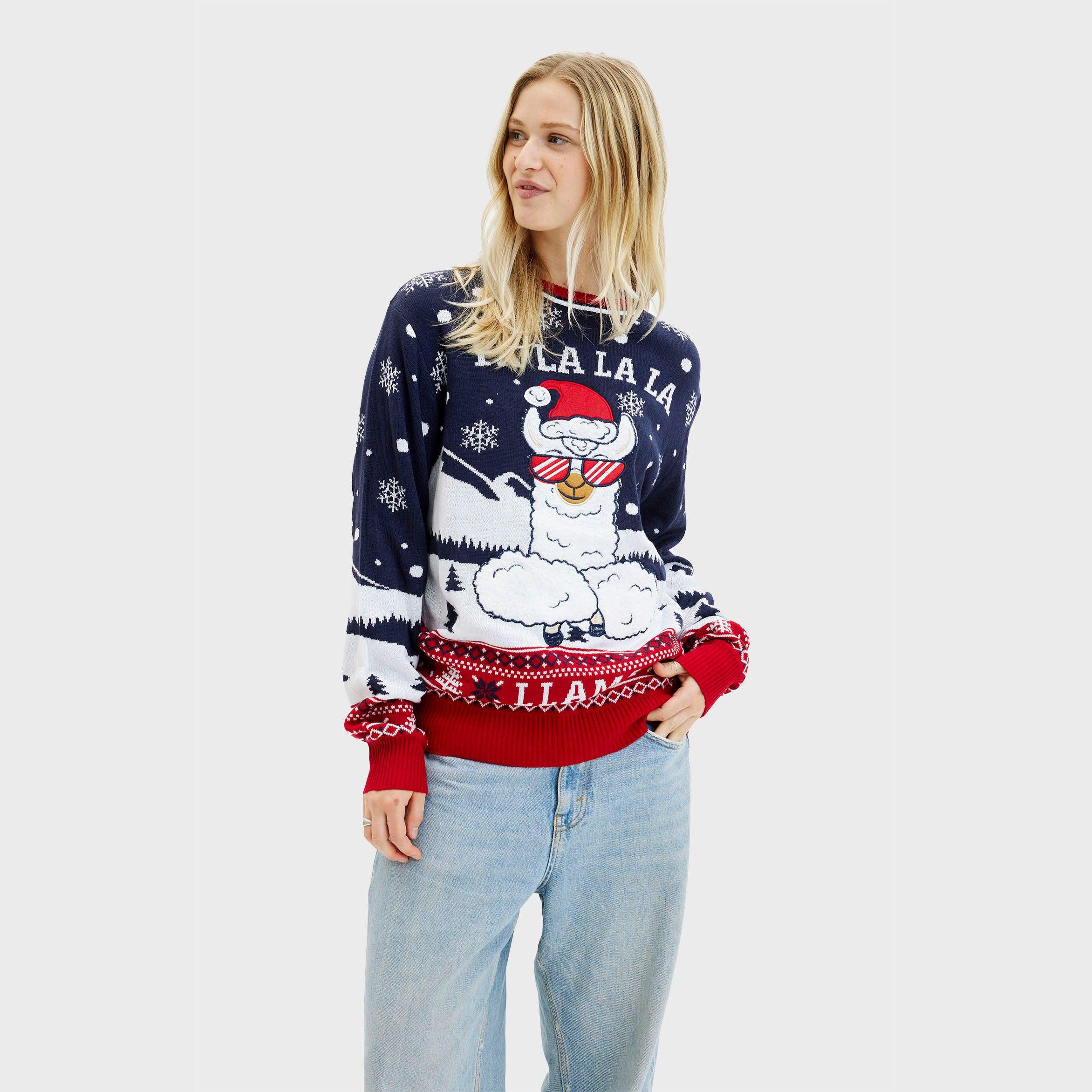 Fa La La La Llama Sweater - Dames