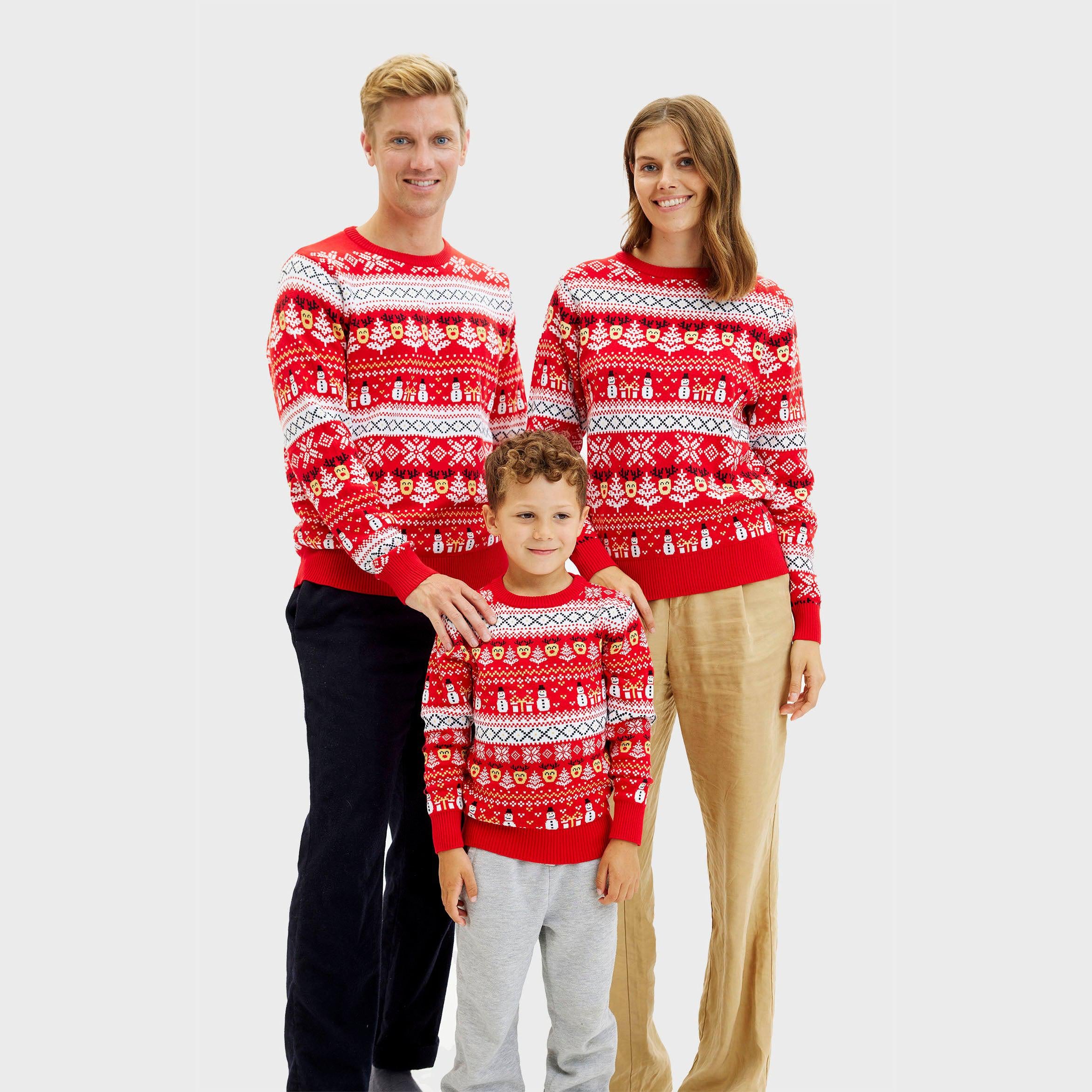 The Reinstyle kersttrui root - Heren.