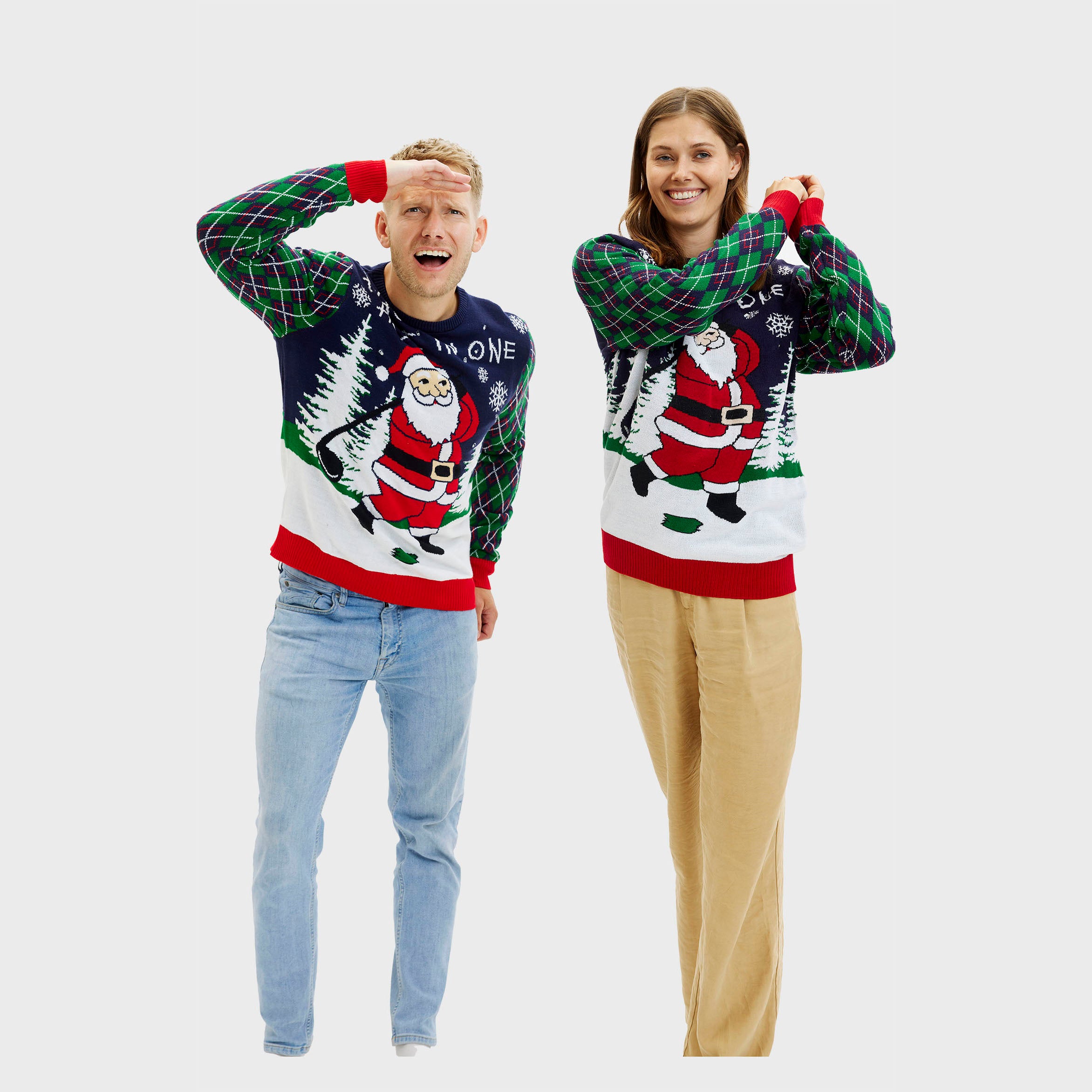 Ho Ho Hole In One Kersttrui - Dames