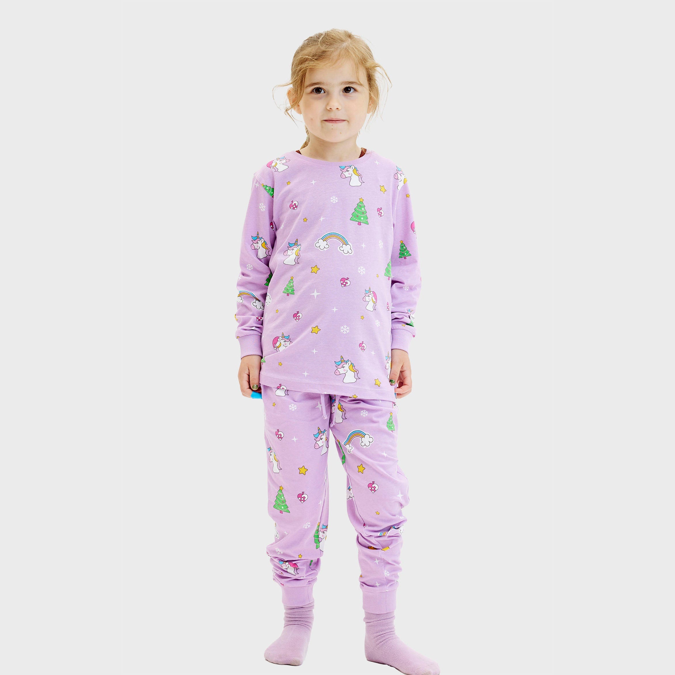 Eenhoorn kerstpyjama - Kinderen.