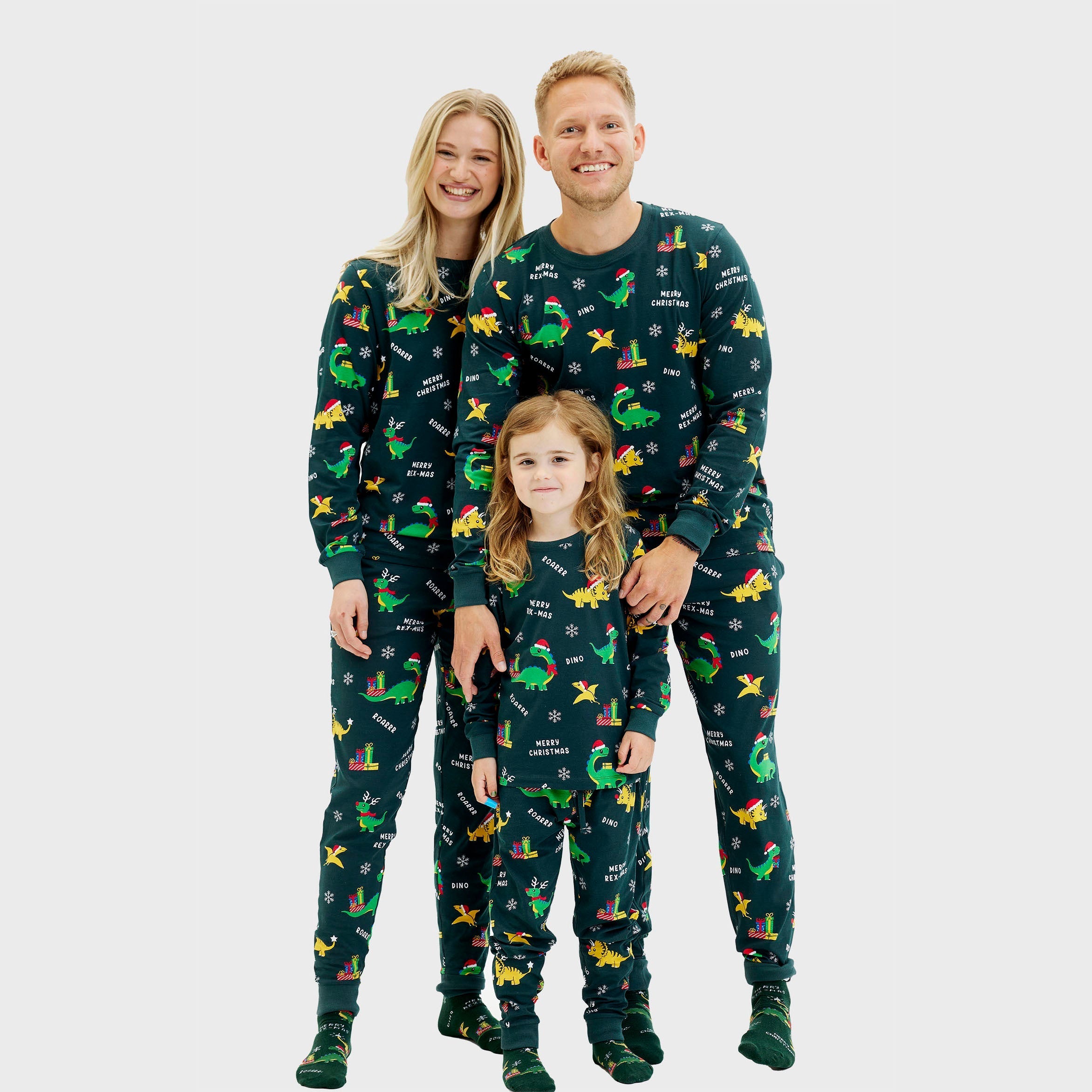 Dino Kerst pyjama - Kinderen.