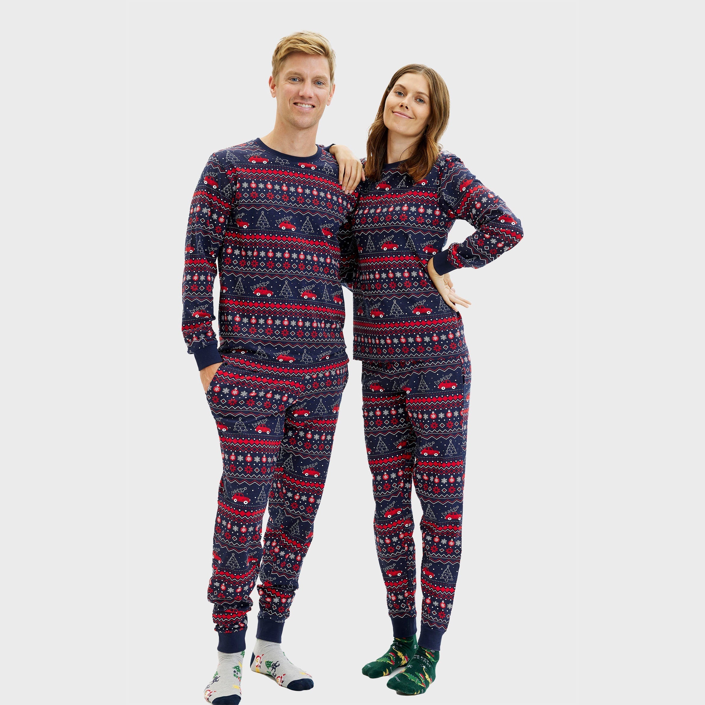 Driving home for Kerst pyjama - Dames