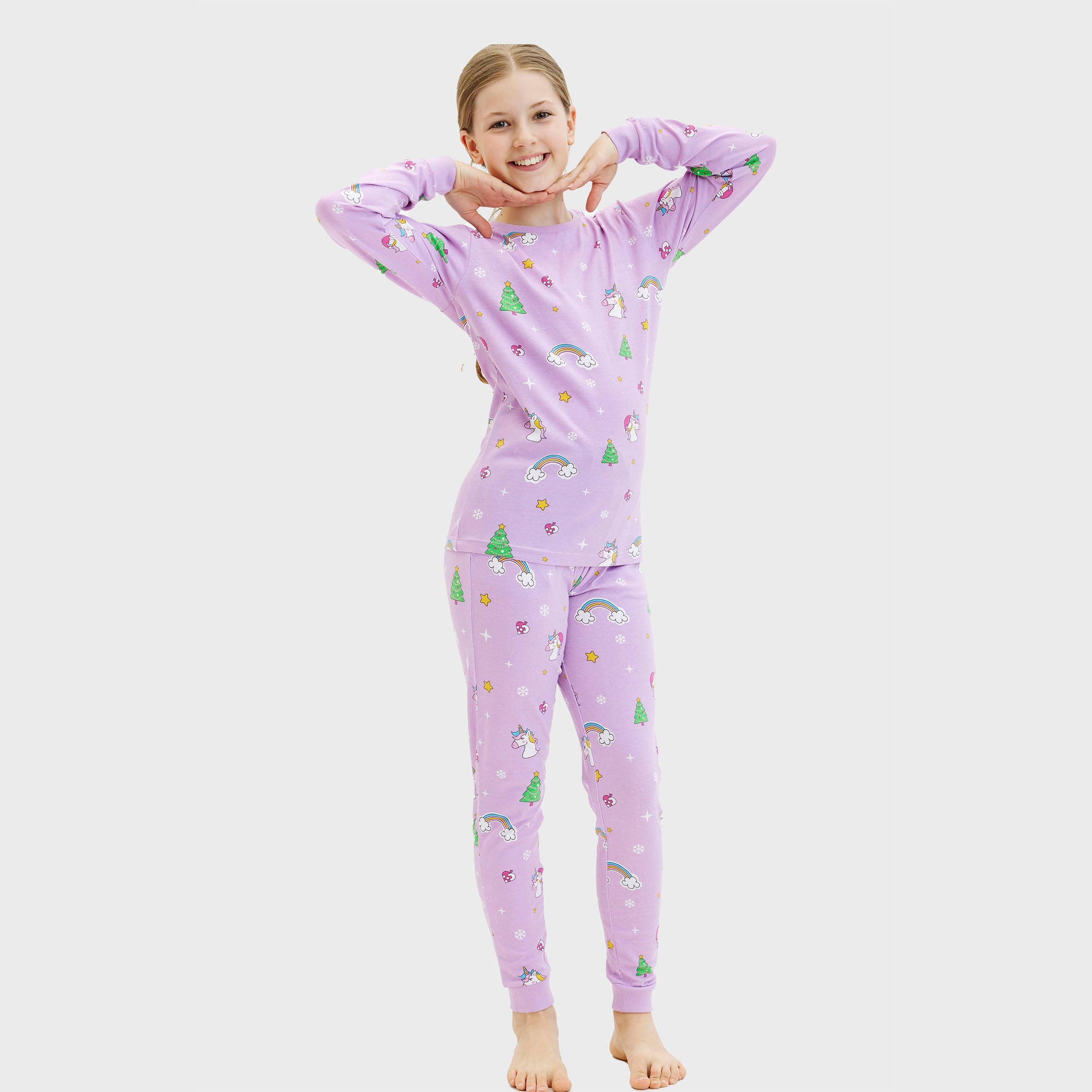 Eenhoorn kerstpyjama - Kinderen.