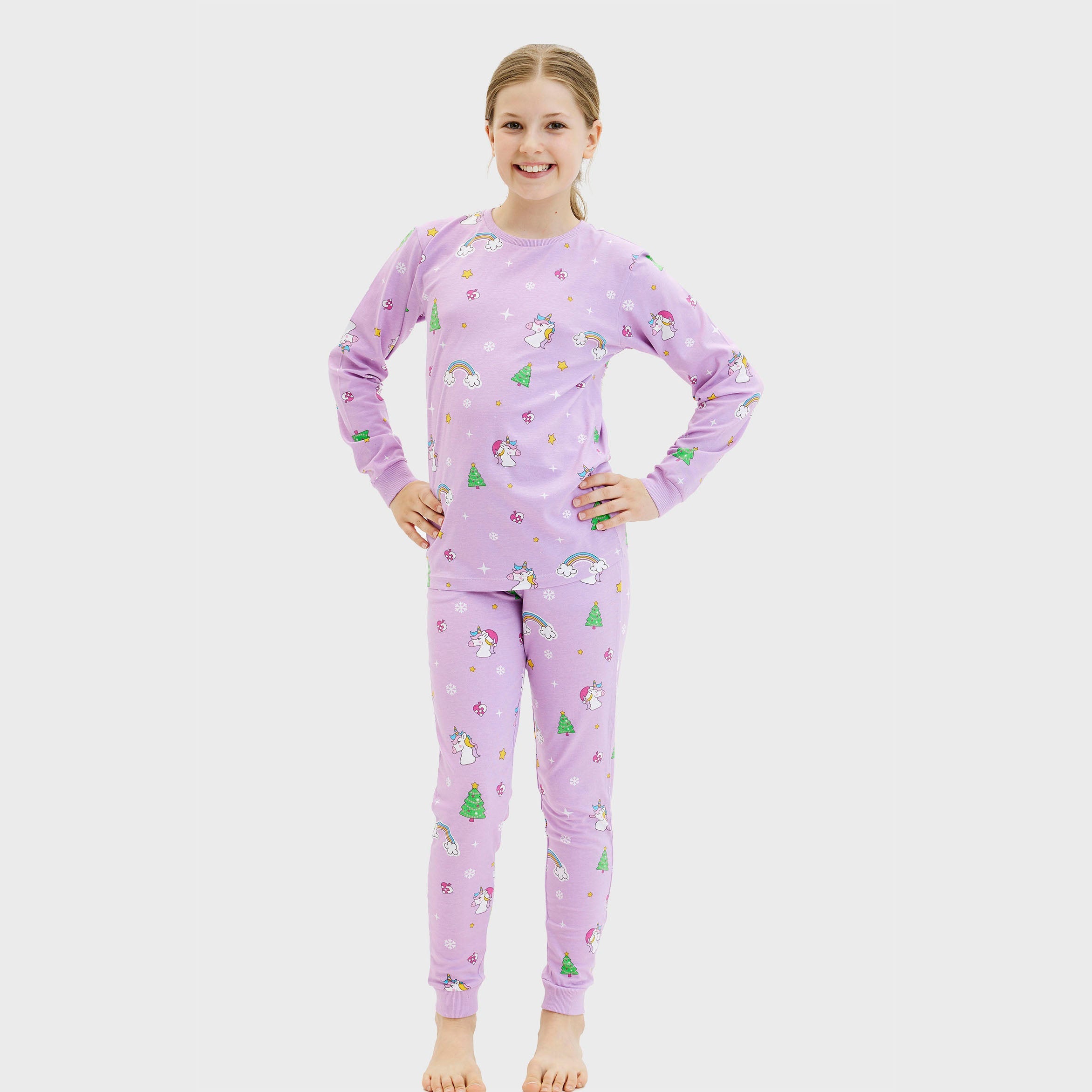 Eenhoorn kerstpyjama - Kinderen.