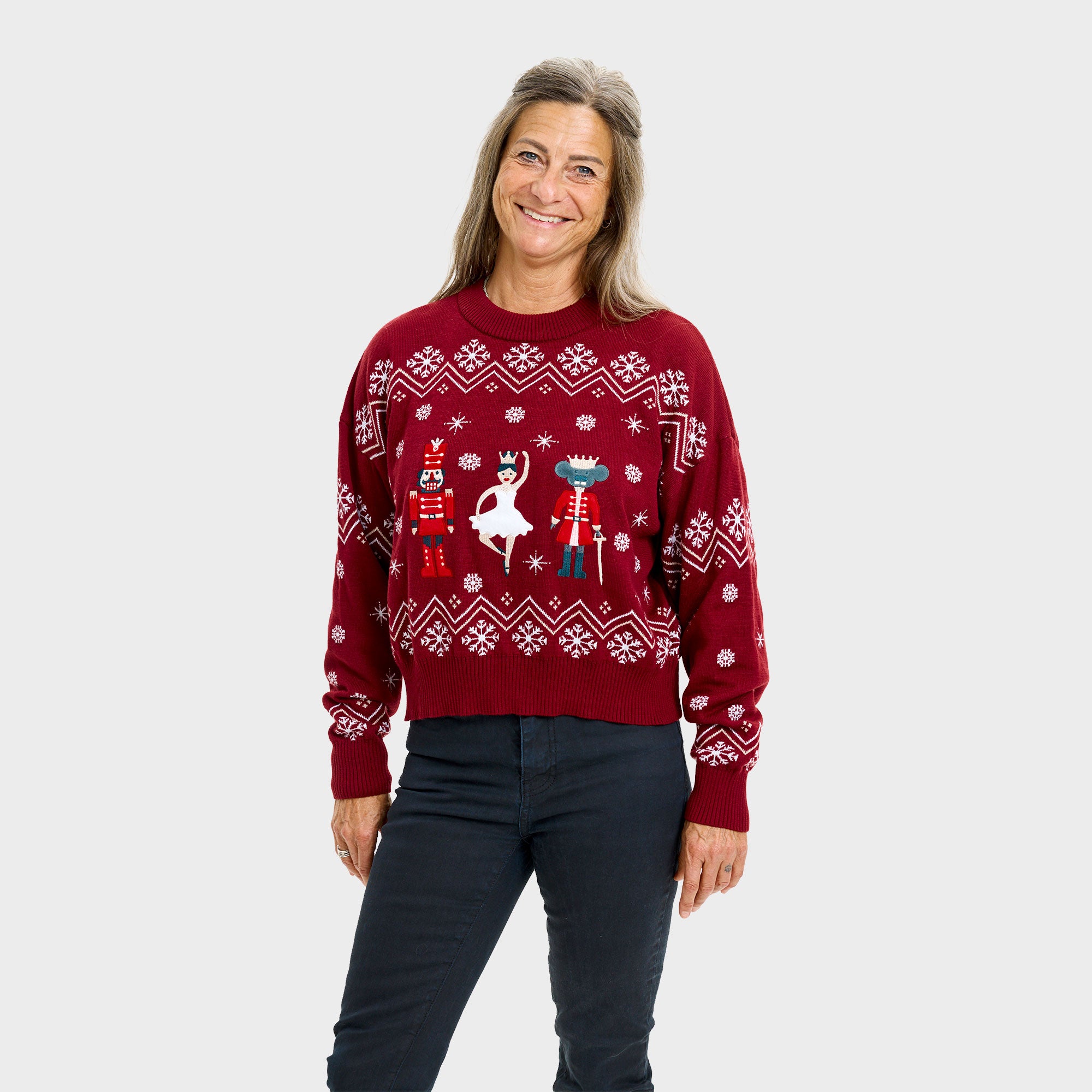Nutcrackerish kersttrui – Dames