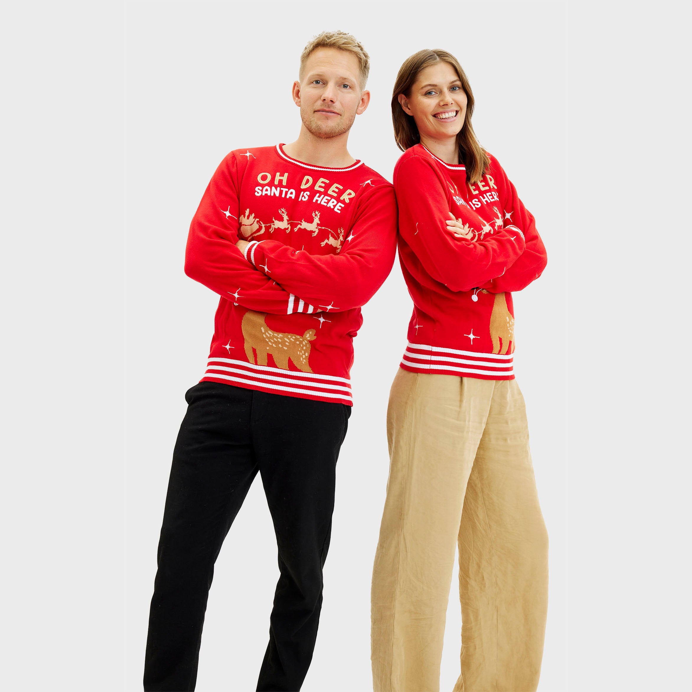 Oh Deer Sweater - Dames.