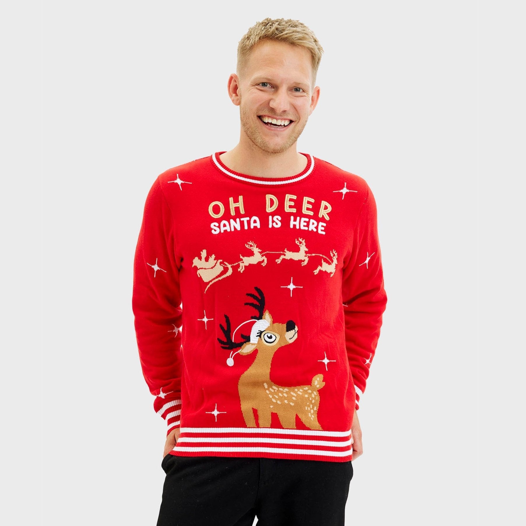 Oh Deer Sweater - Heren.