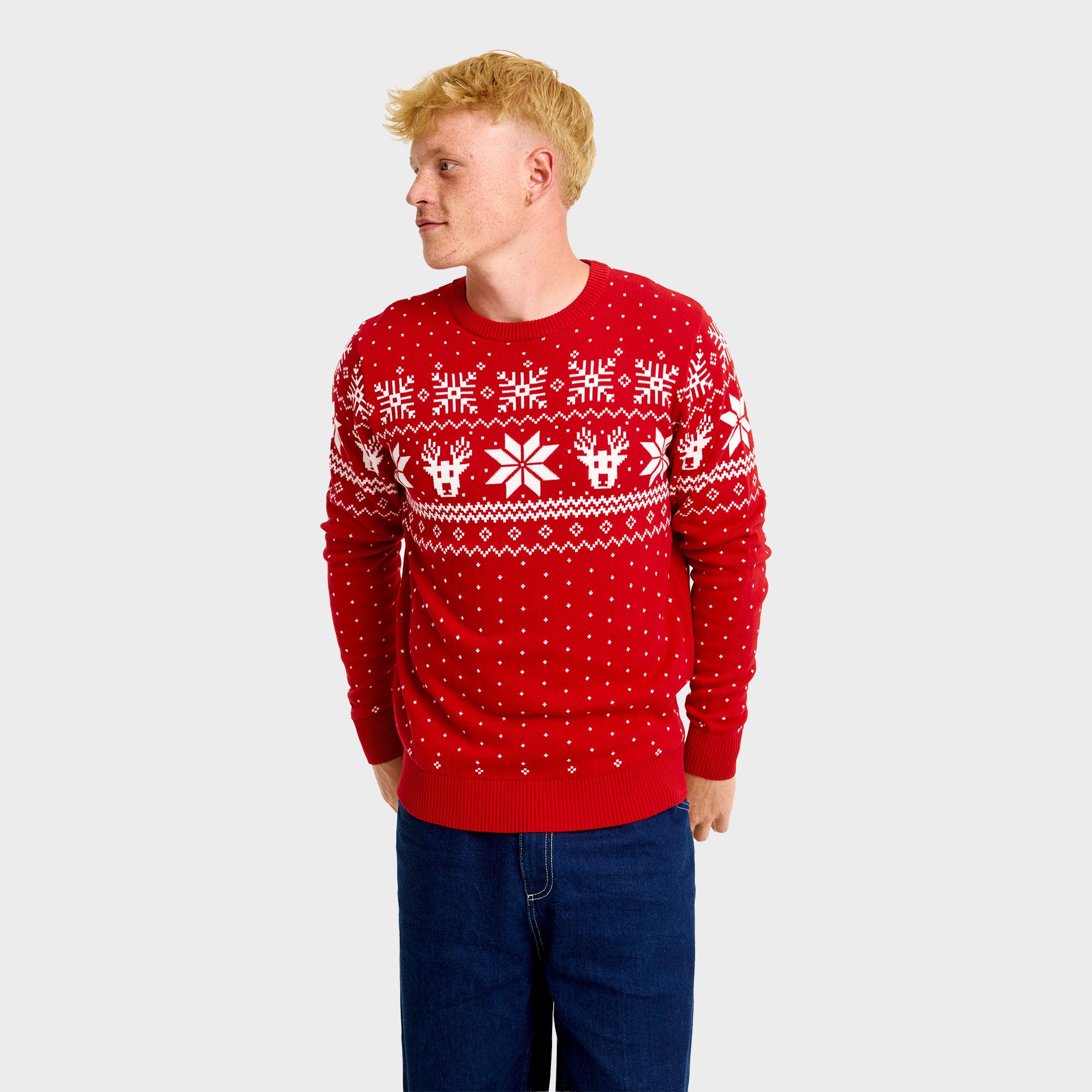 De Scandinavische kersttrui – Heren