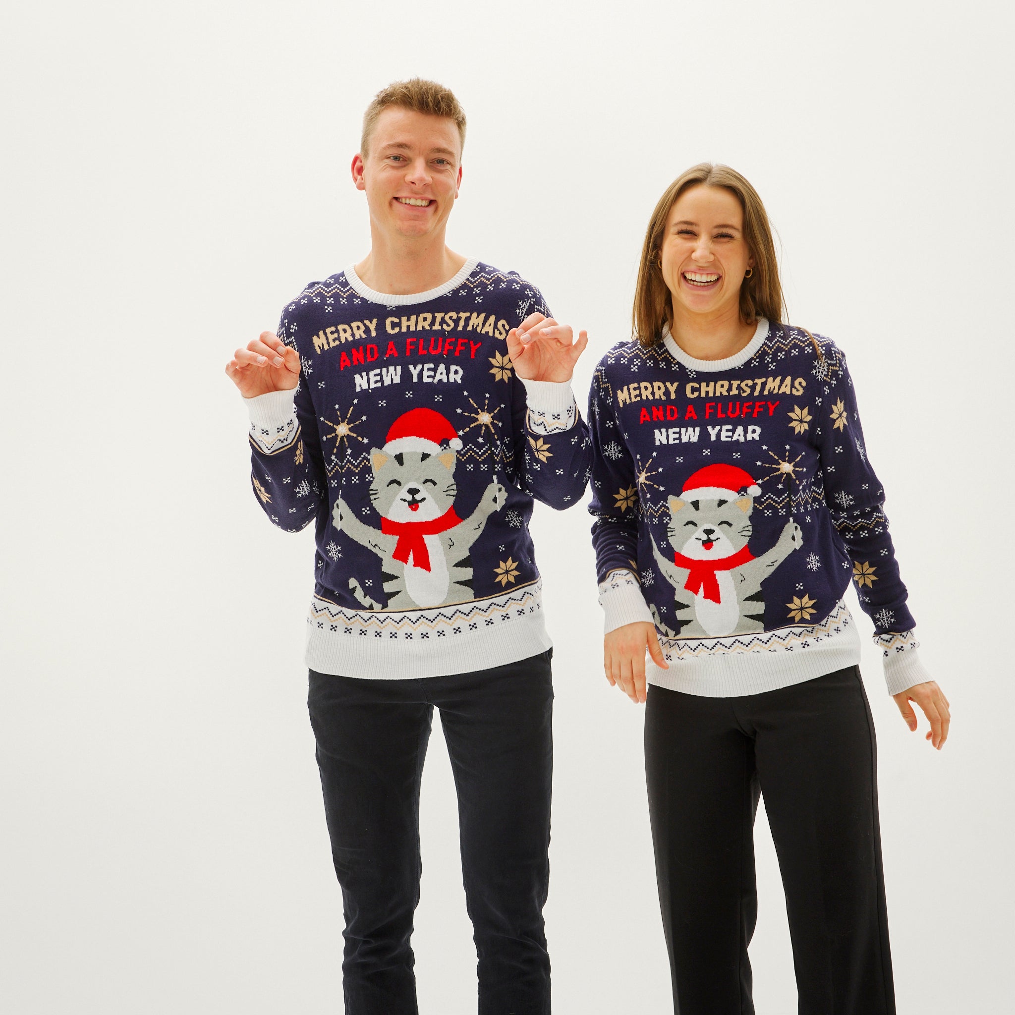 Merry Christmas And A Fluffy New Year - Heren