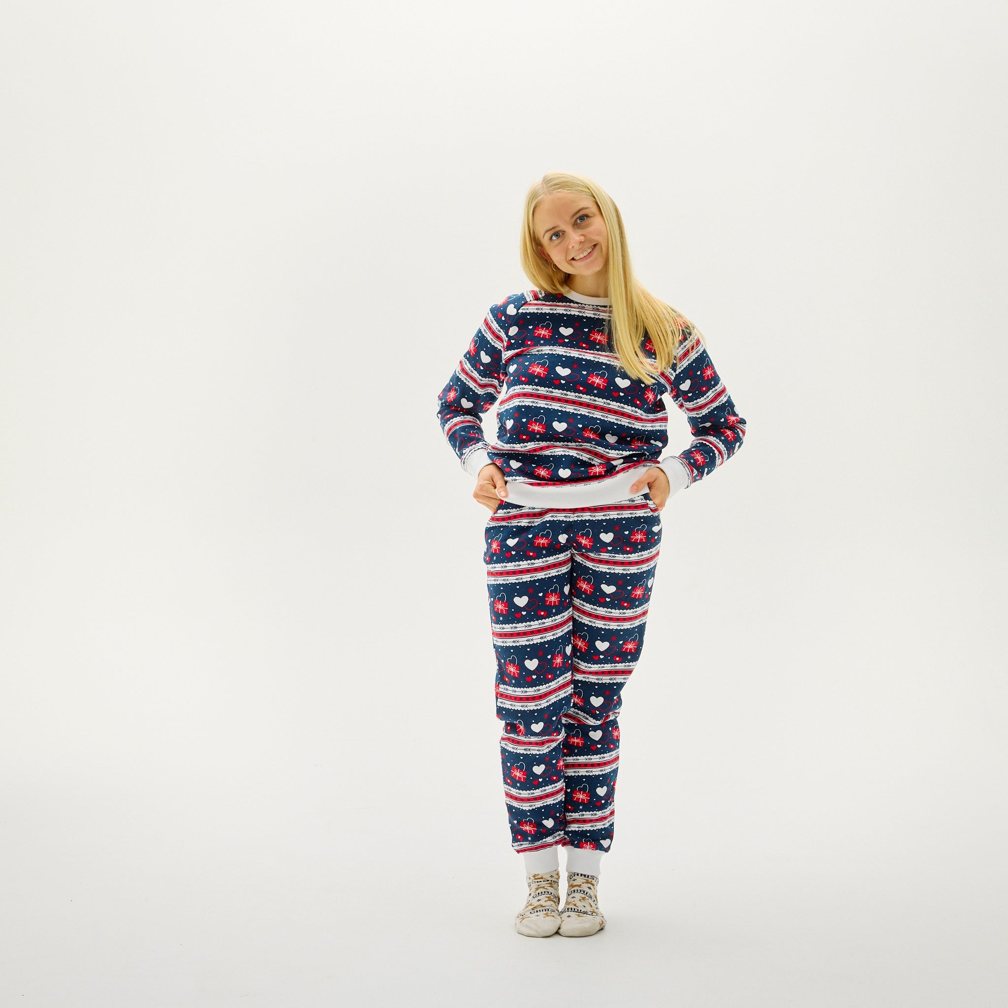 Valentijnsset Navy - Dames.